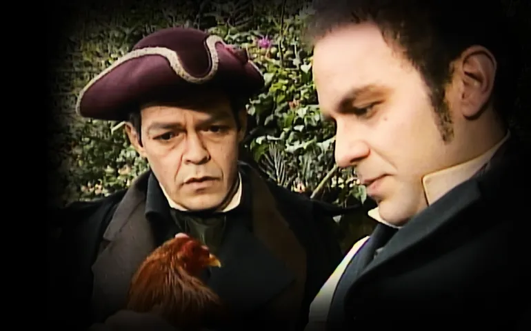 El Sastre Jacobo hablando con Camilo Torres