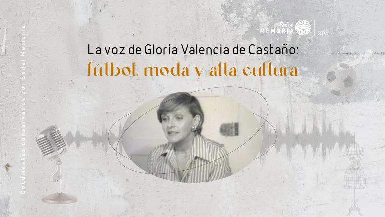 Gloria Valencia de Castaño joven
