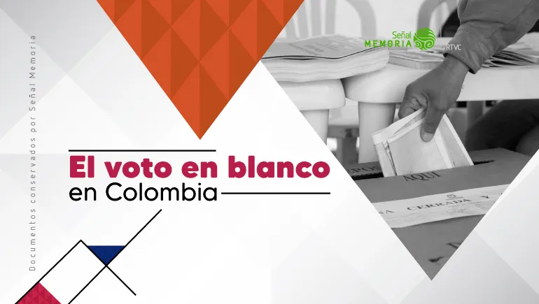 El voto en blanco en Colombia