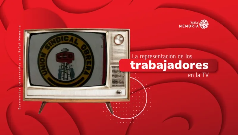 trabajadores en la TV