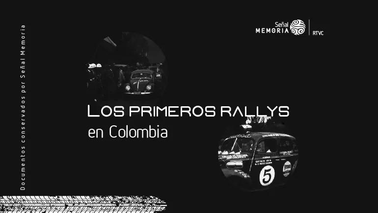 Carro de carreras en Colombia en la década de los años 60