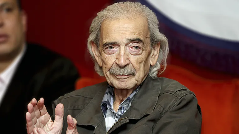 Quito, 10 de jun (Andes).- Juan Gelman, poeta argentino. Encuentro de poesía "Paralelo Cero".