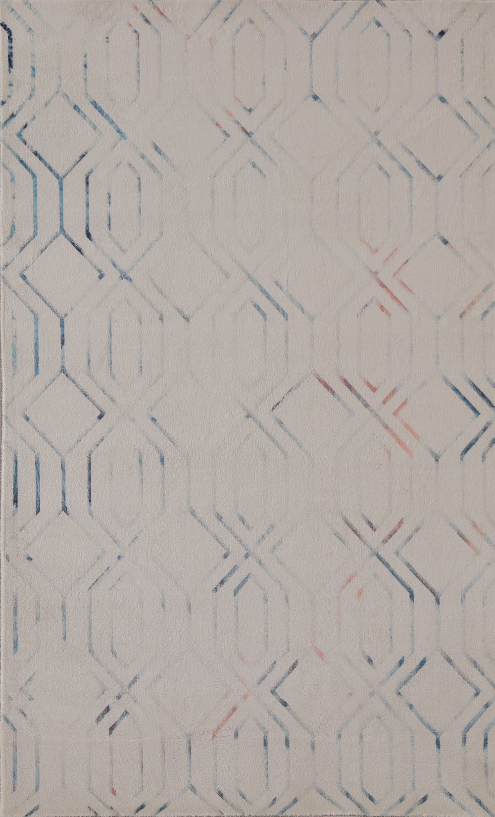 Geometric Modern Trellis Rugs Ivory Color Contemporary Chinese Carpet