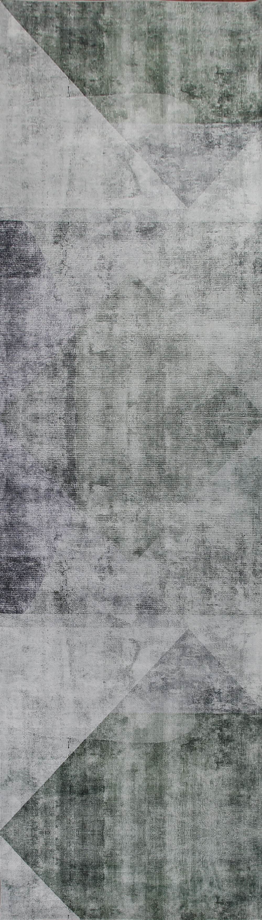 Green Modern Abstract Rug Contemporary Abstract Oriental Chinese Carpet