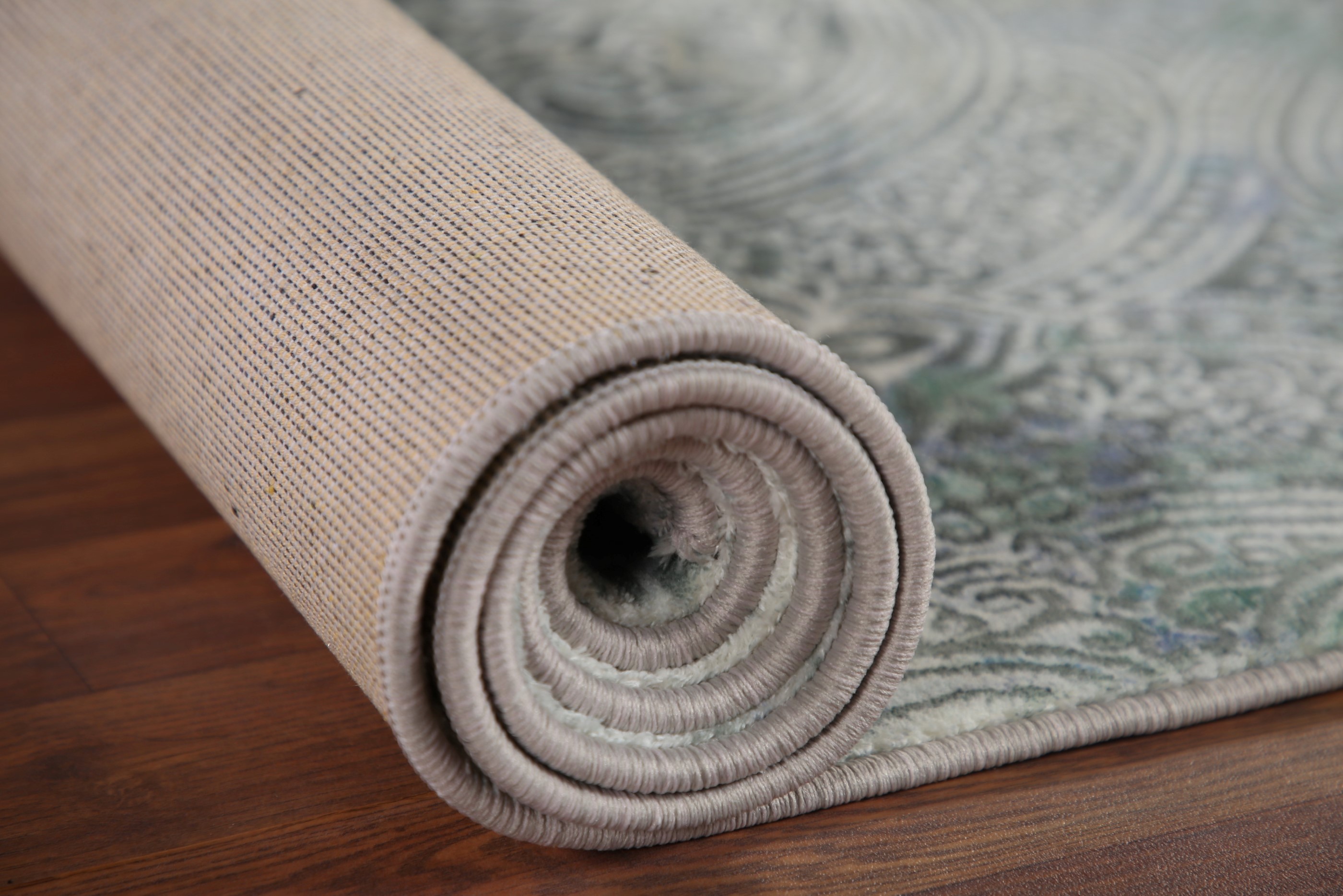 Alfombras geométricas modernas impresas alfombras chinas contemporáneas - Imagen 24 de 46