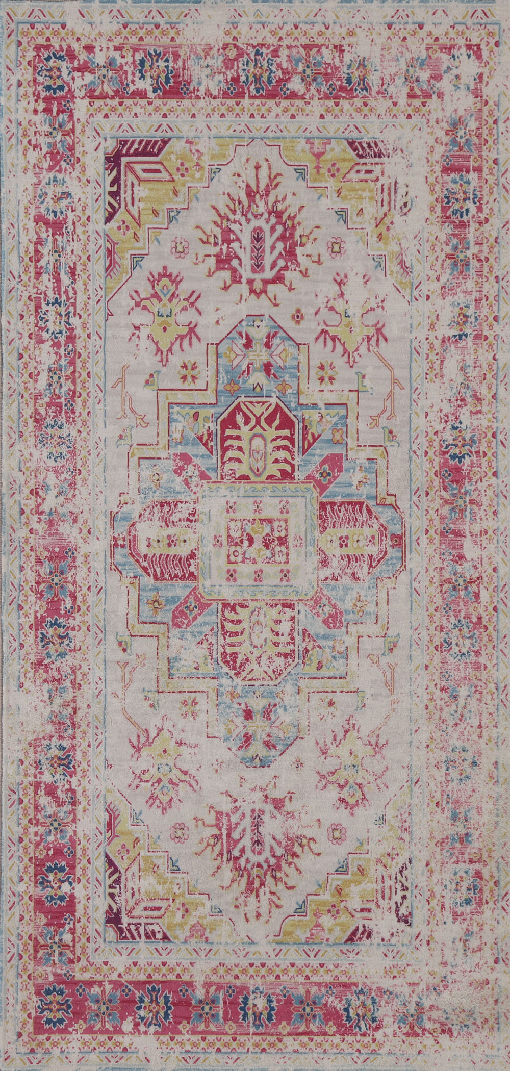 Geometric Modern Printed Rugs Oriental Chinese Ivory Carpets for Any Room