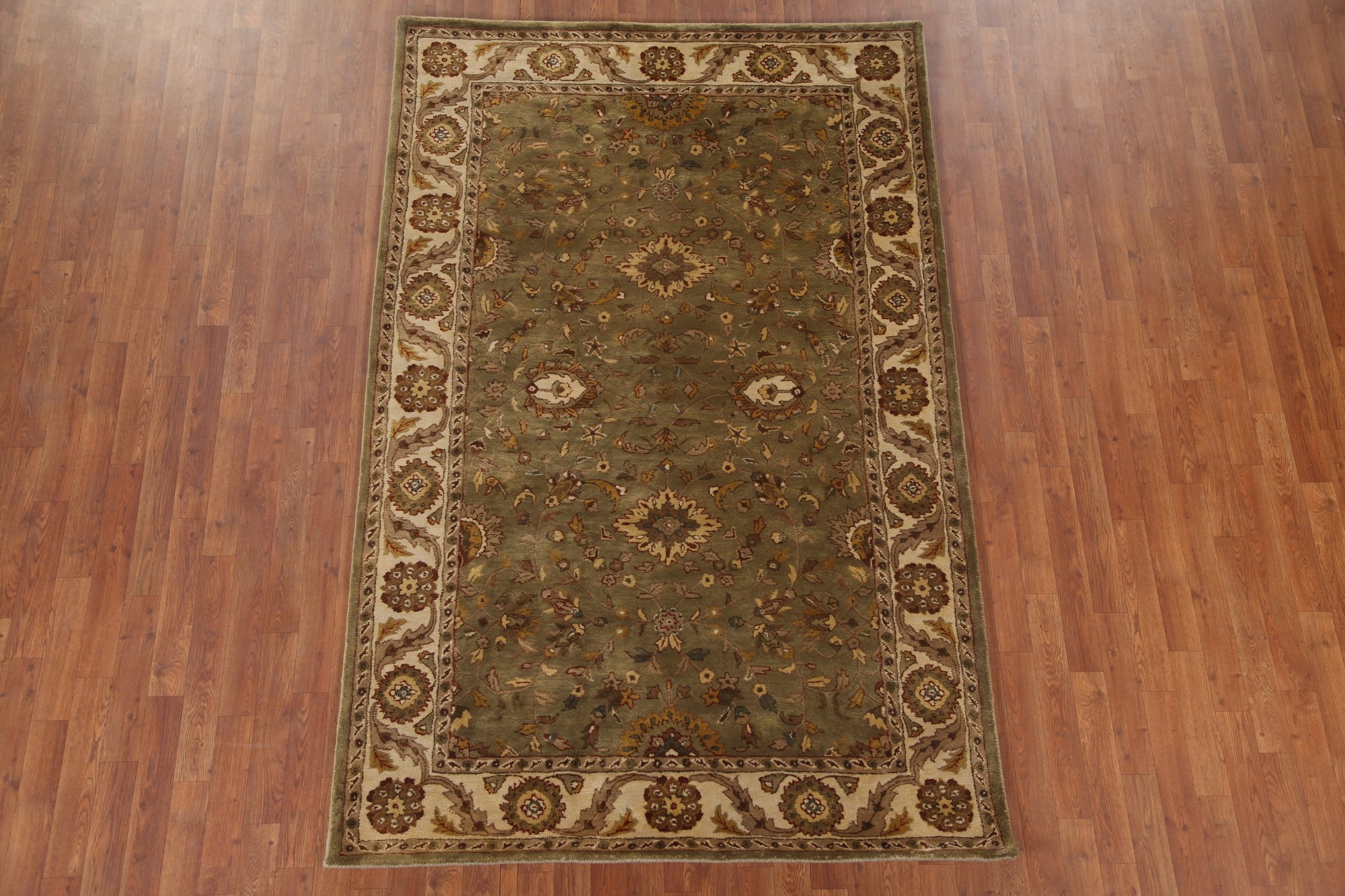 Blumengrüne Wolle Agra orientalische Teppiche traditionelle orientalische Teppiche - Bild 36 von 49