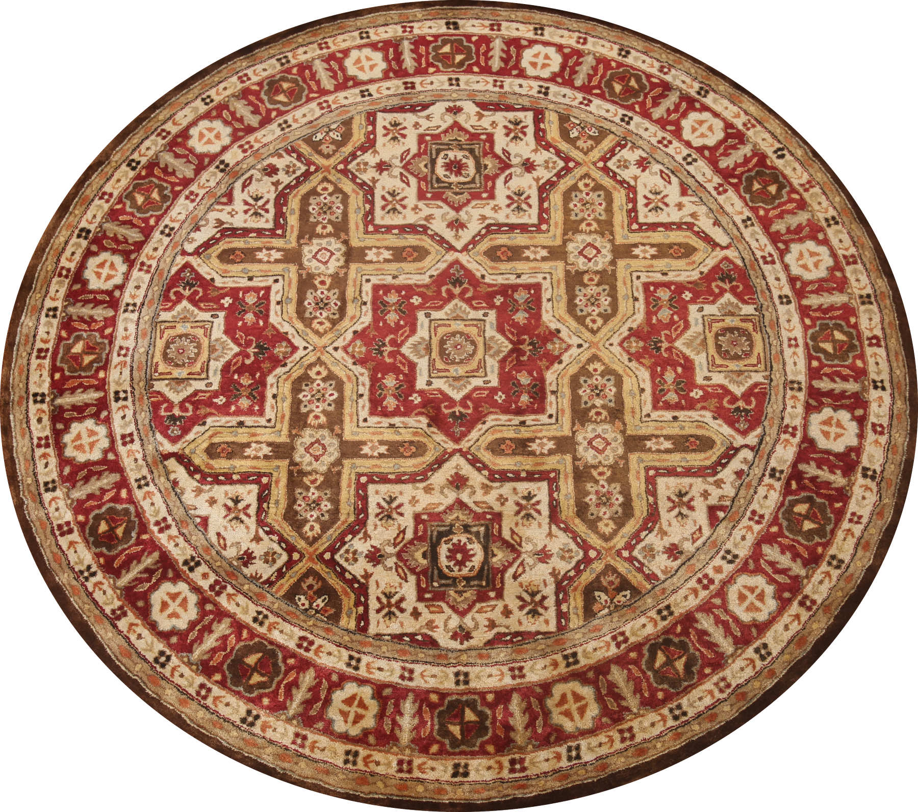 Geometric Kazak Hand-tufted Area Rugs - Picture 5 of 16