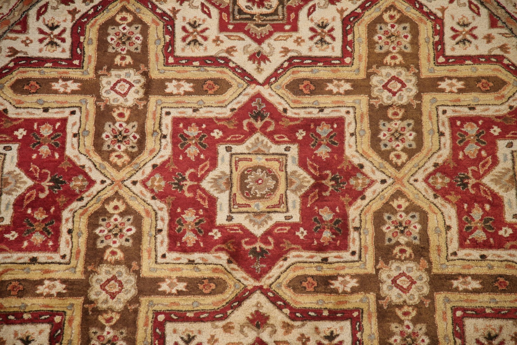 Geometric Kazak Hand-tufted Area Rugs - Picture 7 of 16