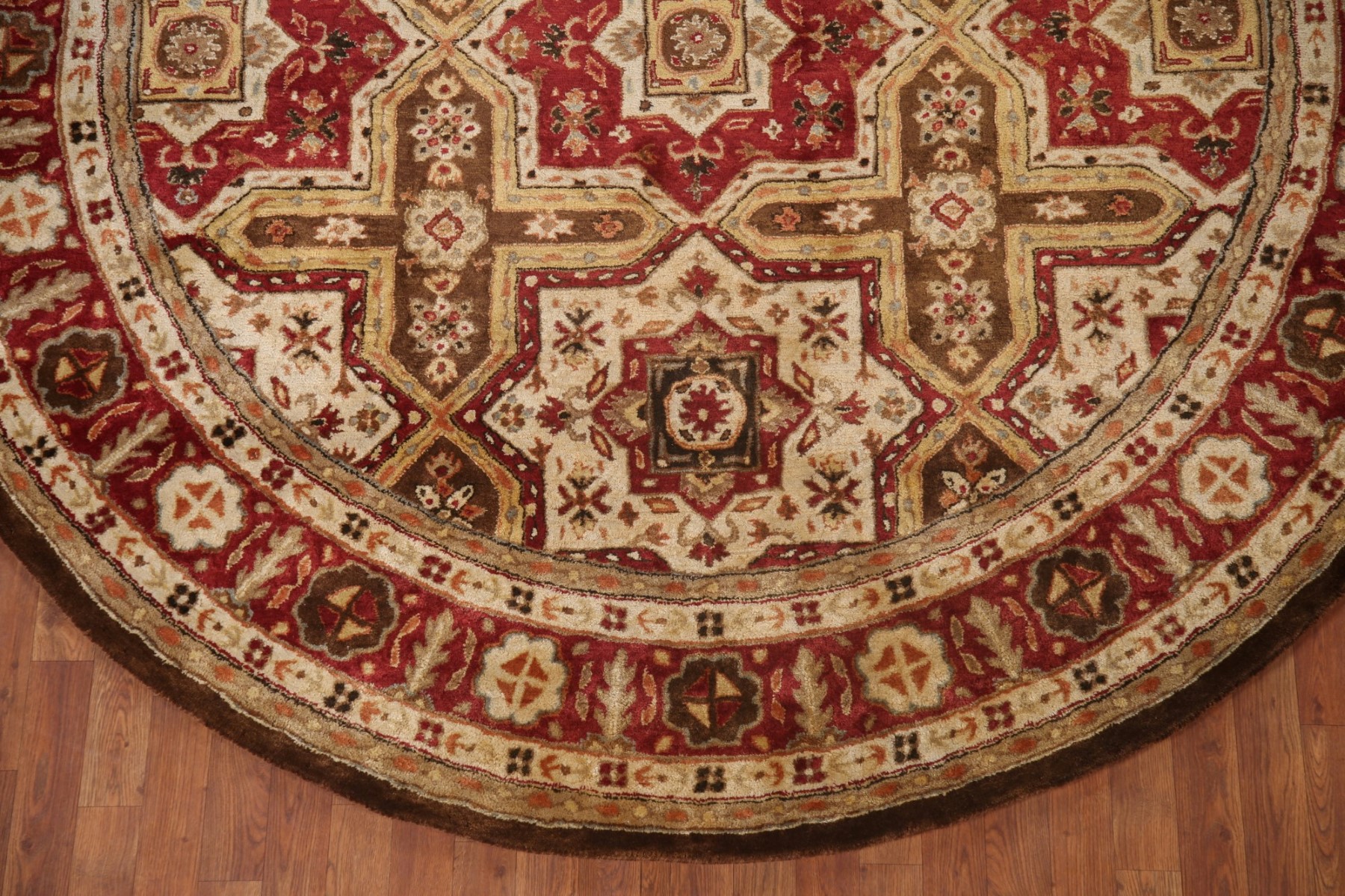 Geometric Kazak Hand-tufted Area Rugs - Picture 8 of 16