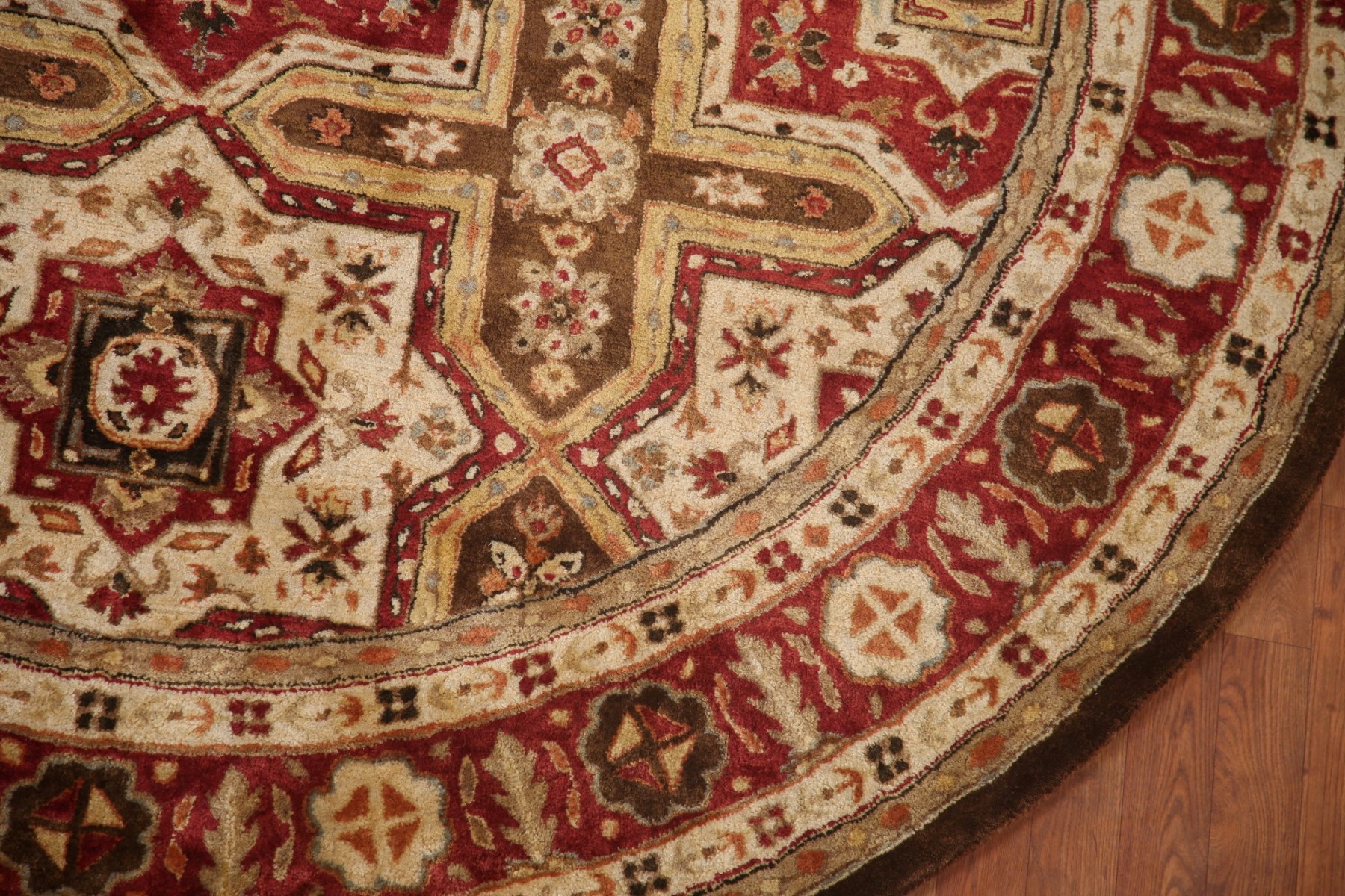 Geometric Kazak Hand-tufted Area Rugs - Picture 9 of 16