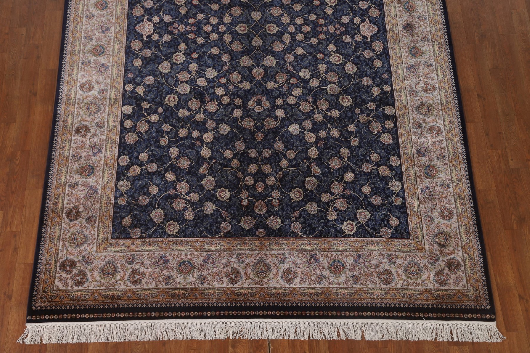 52×141 \"幸せの青い鳥\" ViNTAGE TURKiSH RUG Amazon.com: Fame Living Cream Blue Oushak Rug, Modern