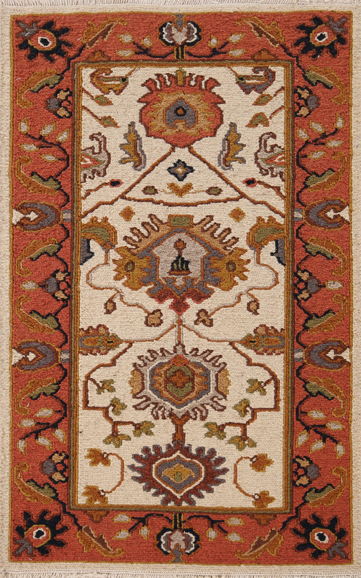 Alfombras orientales tradicionales Suumak hechas a mano - Imagen 2 de 6
