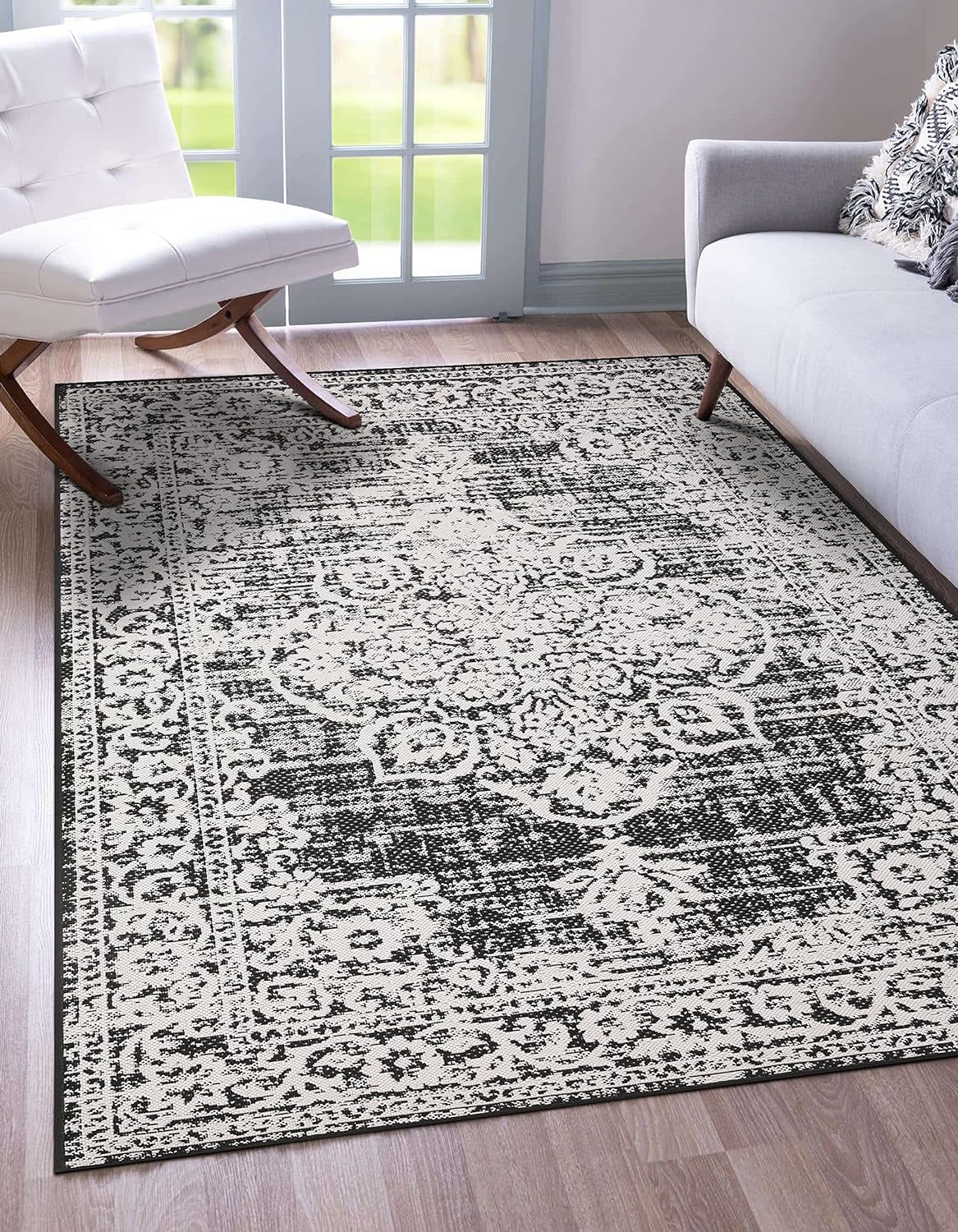 Outdoor Rugs Modern Vintage Look Carpets - Picture 5 of 64