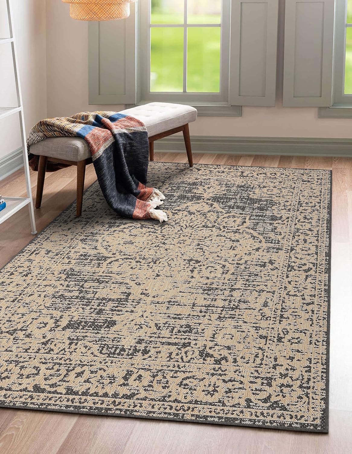 Outdoor Rugs Modern Vintage Look Carpets - Picture 16 of 64