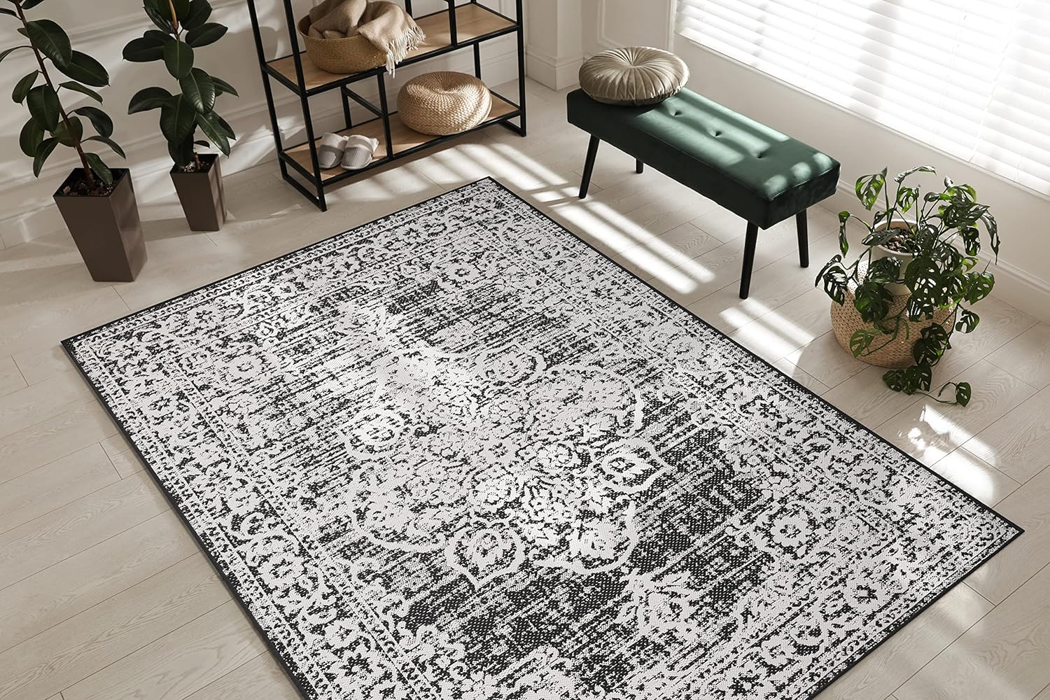 Outdoor Rugs Modern Vintage Look Carpets - Picture 12 of 64