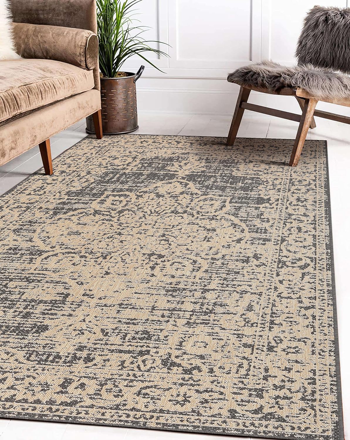 Outdoor Rugs Modern Vintage Look Carpets - Picture 24 of 64