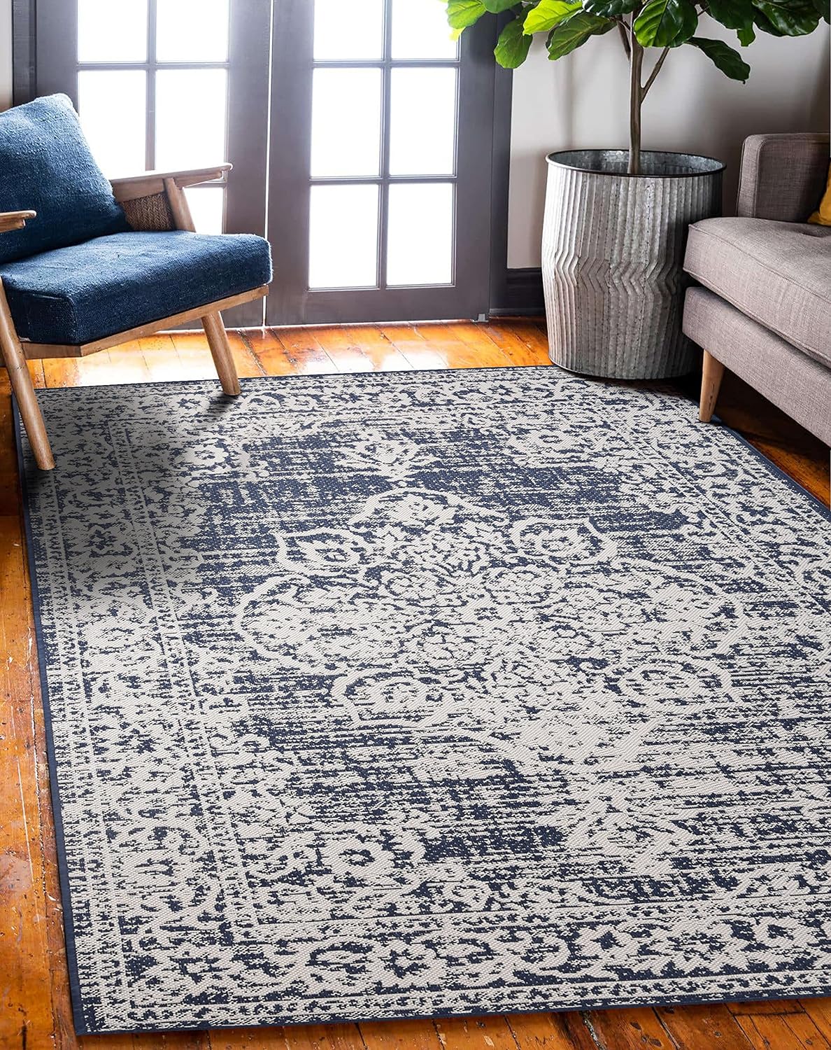 Outdoor Rugs Modern Vintage Look Carpets - Picture 50 of 64