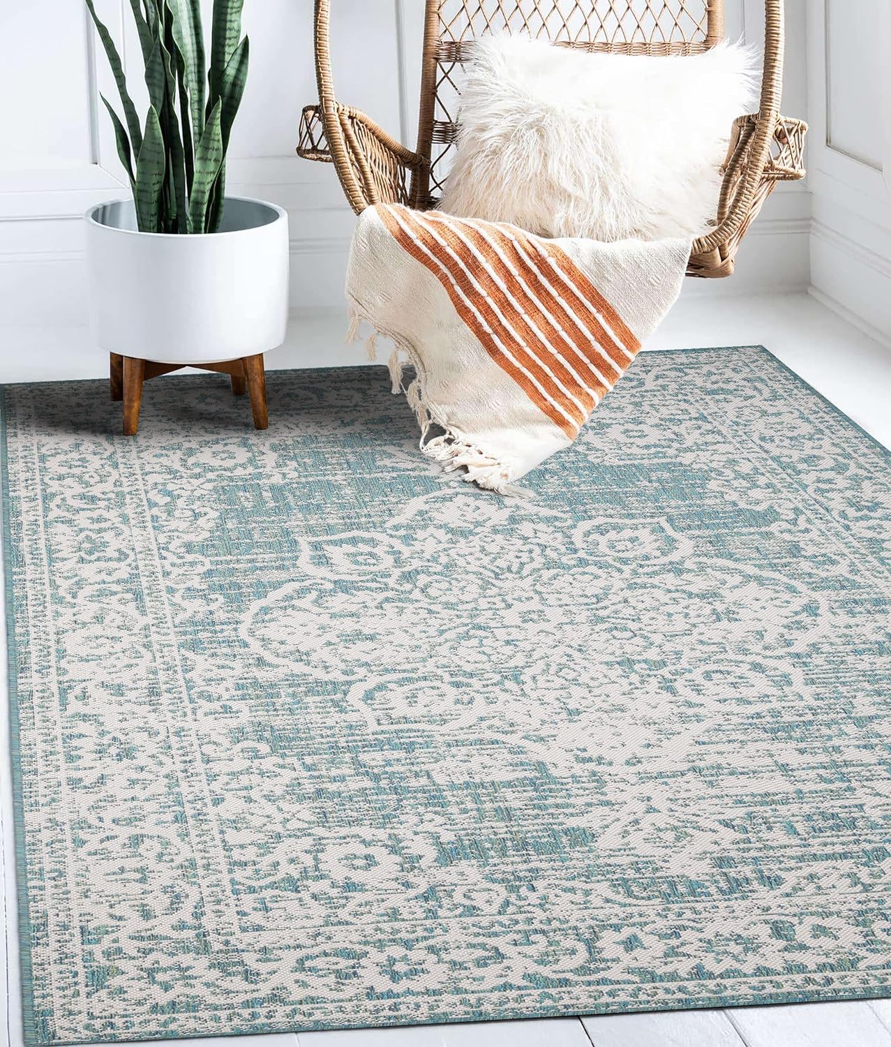 Outdoor Rugs Modern Vintage Look Carpets - Picture 58 of 64