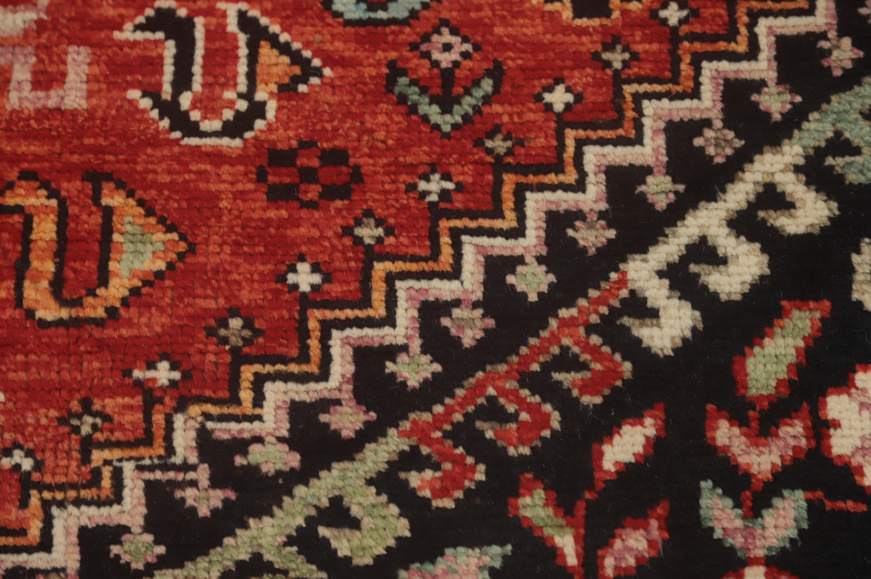 Vegetable Dye Red Tribal Afghan Rug 8x10 Ft Handmade Traditional