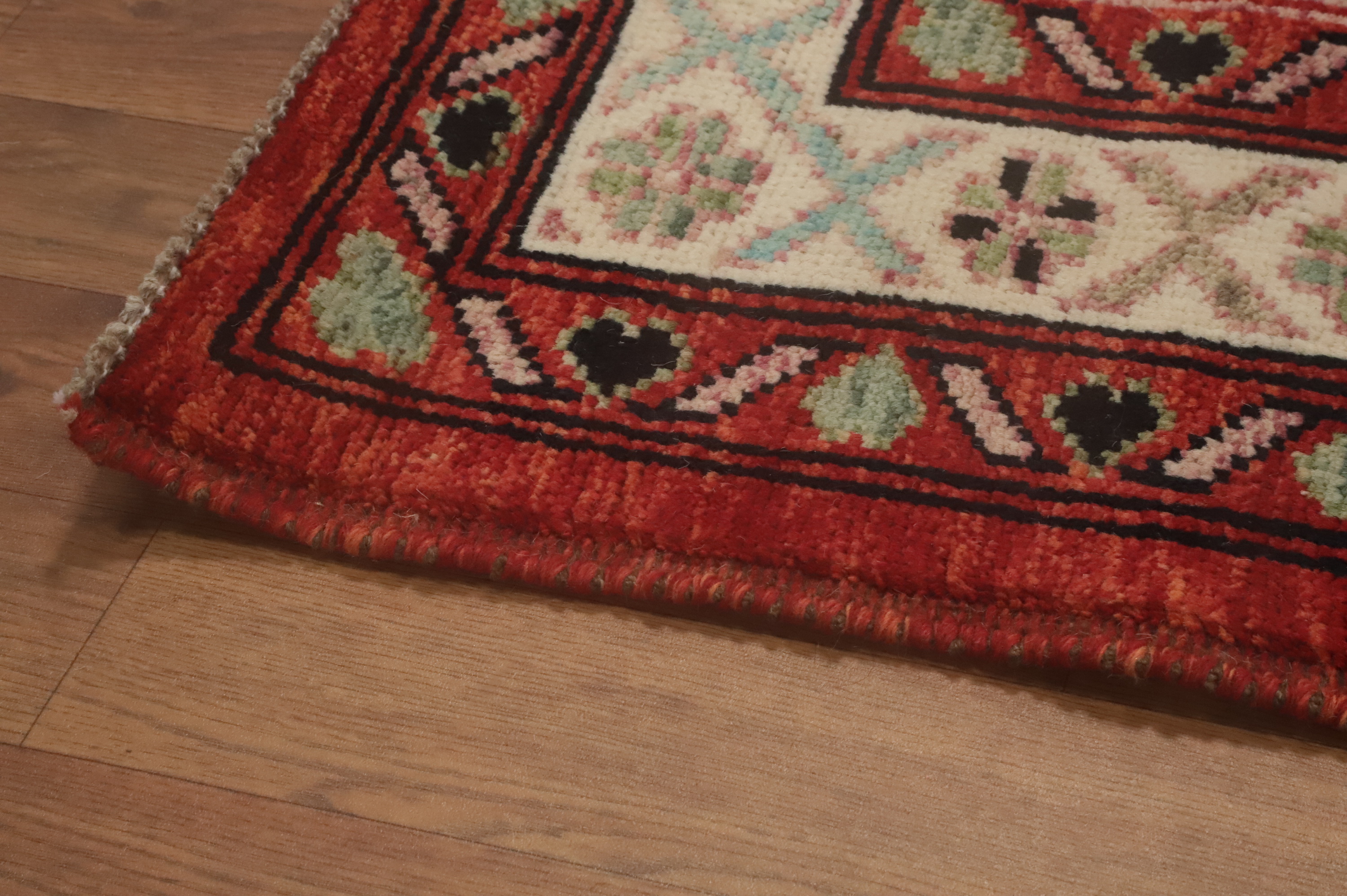 Vegetable Dye Red Tribal Afghan Rug 8x10 Ft Handmade Traditional