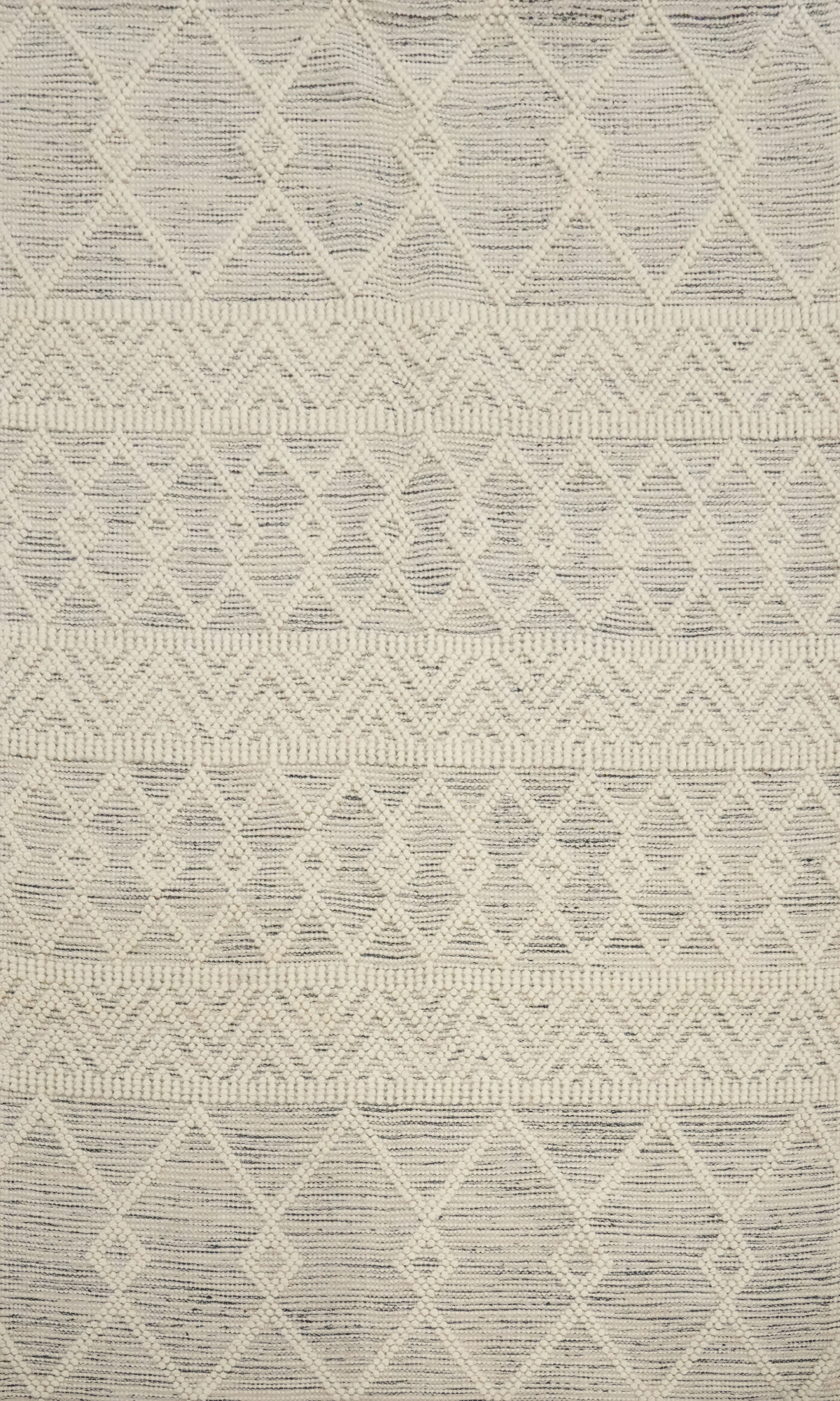 Stylish Neutral Toned Modern Gotti Area Rugs with Geometric Design Wool Carpet
