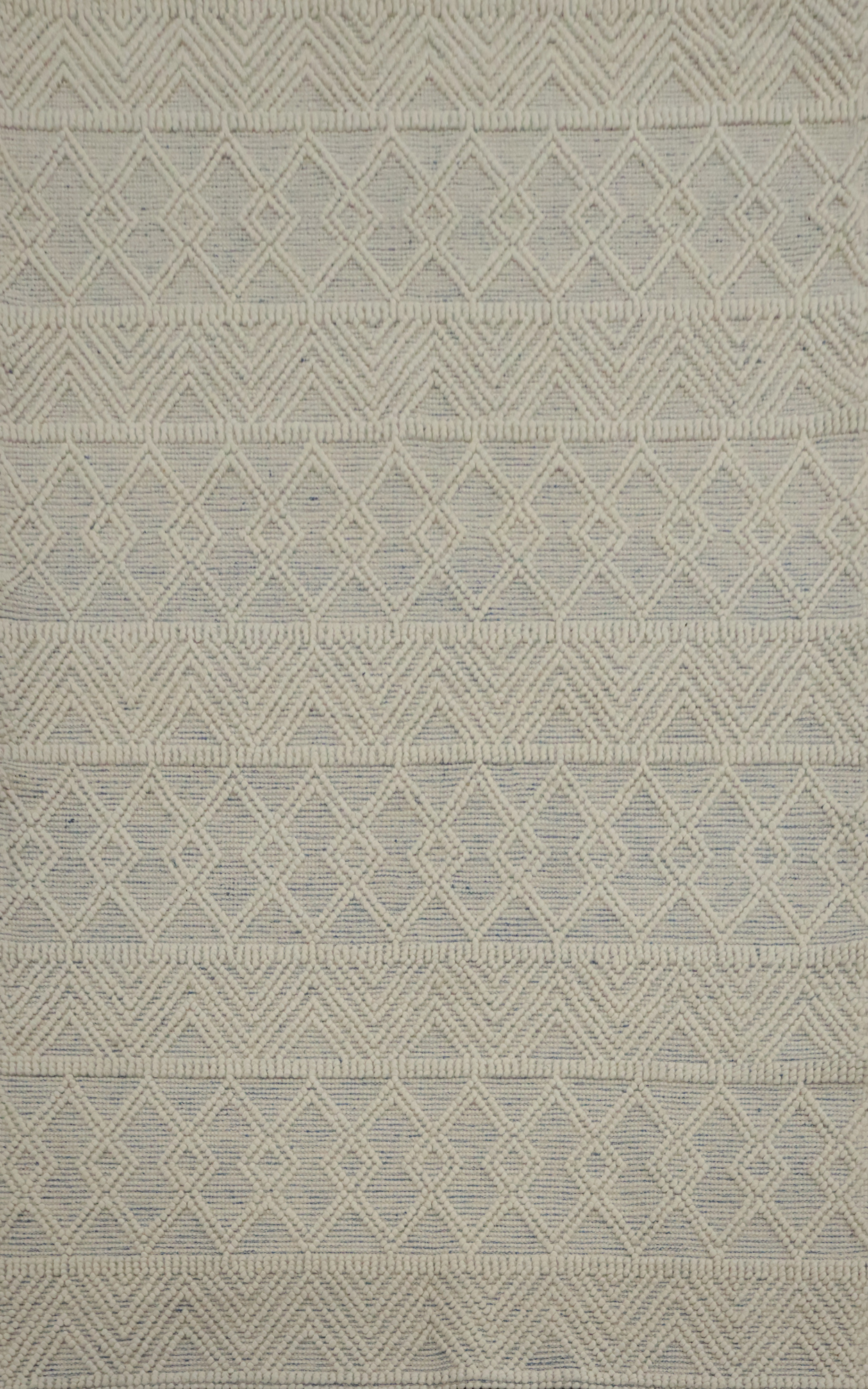 Beautifully Crafted Gotti Design Rugs with Geometric Patterns Ivory Handmade Rug