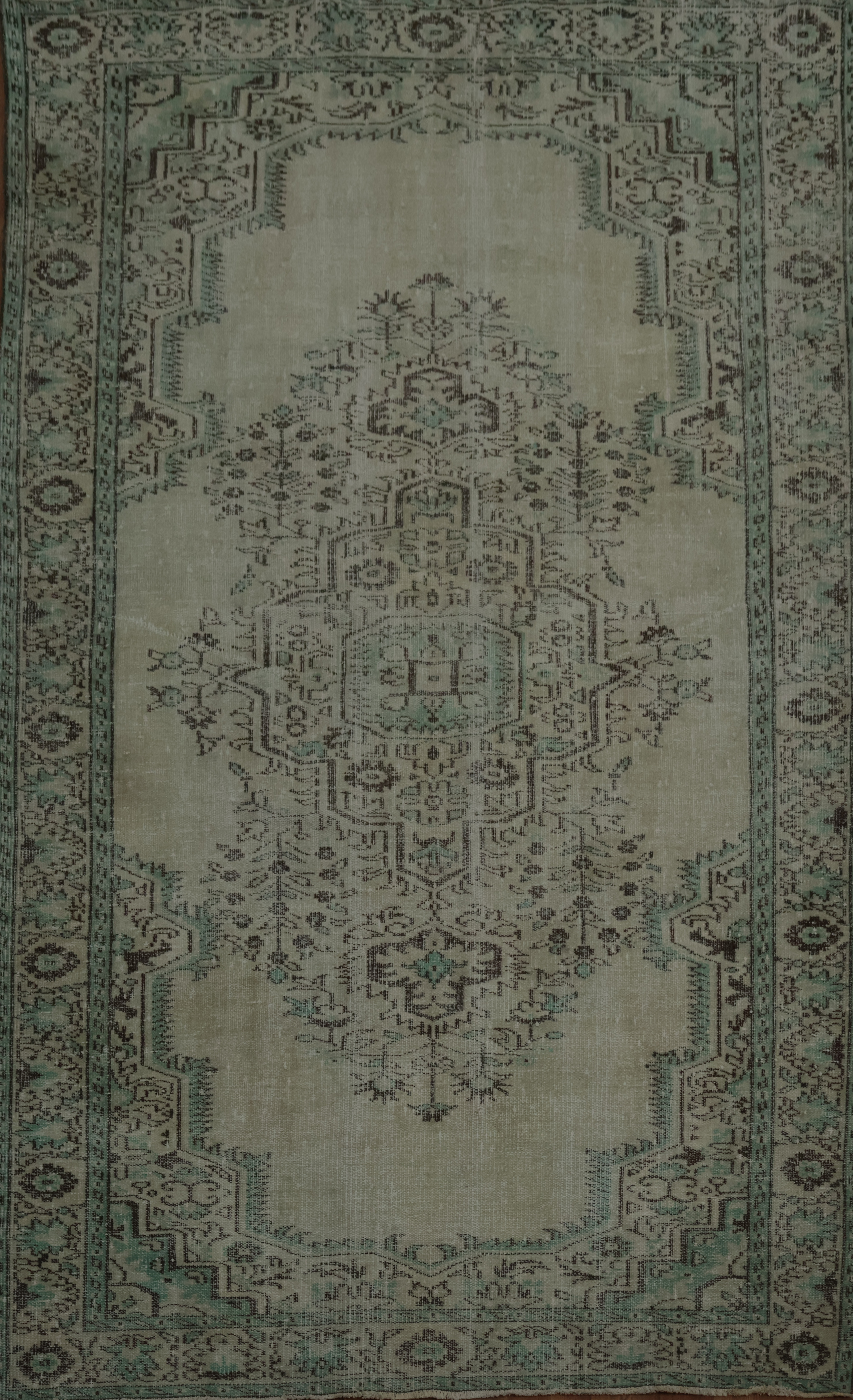 Classic Style Handmade Area Rug Distressed Turkish Living Room Wool Carpet 6×10