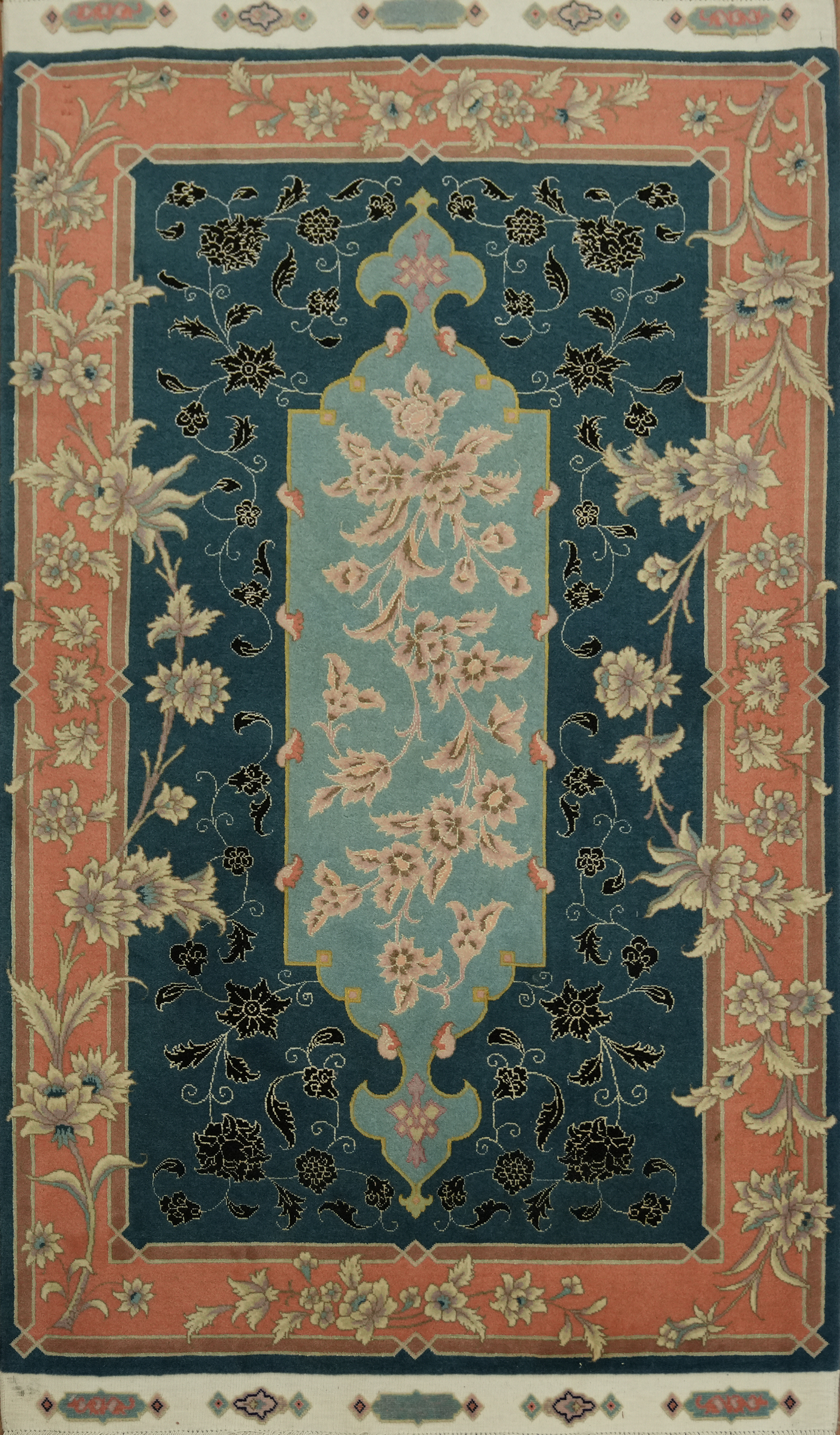Traditional Floral Accent Rug 3×5