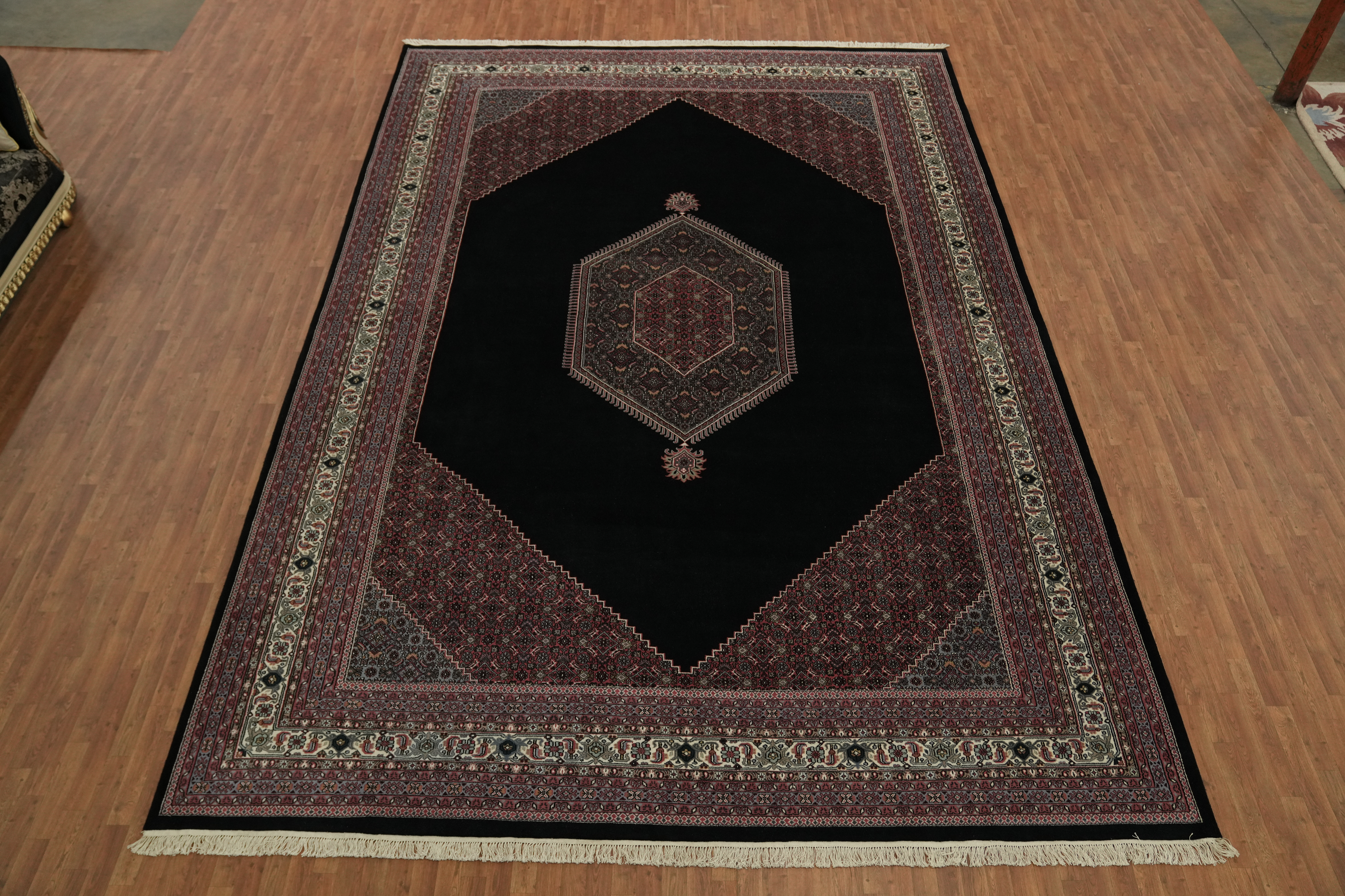 Luxurious Medallion Palace Size Rug 12x18 Wool Hand-made Traditional Carpet product image view 4