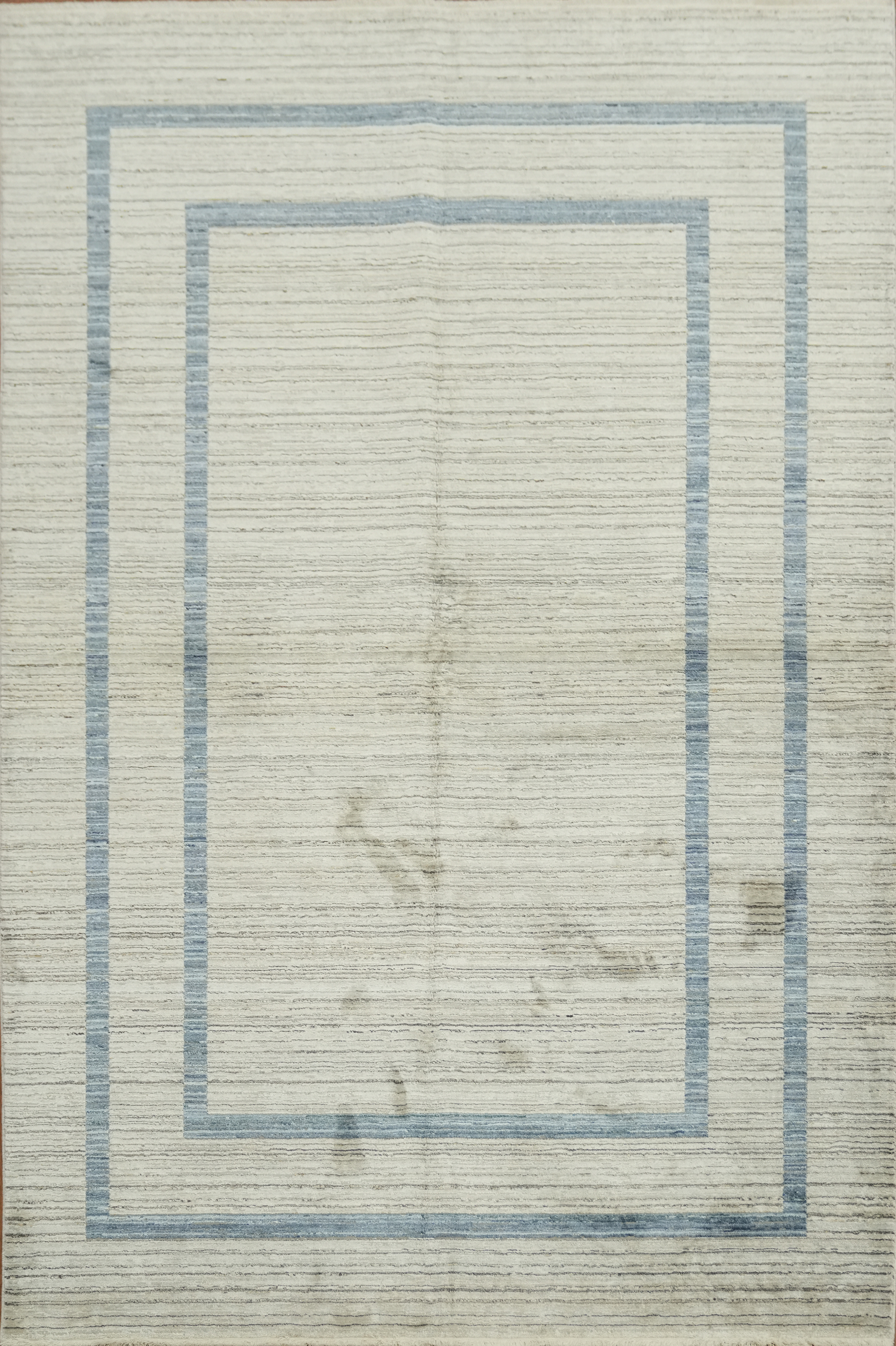 Neutral Contemporary Area Rug 5×8 Ft Modern Bordered Pattern Turkish Carpet