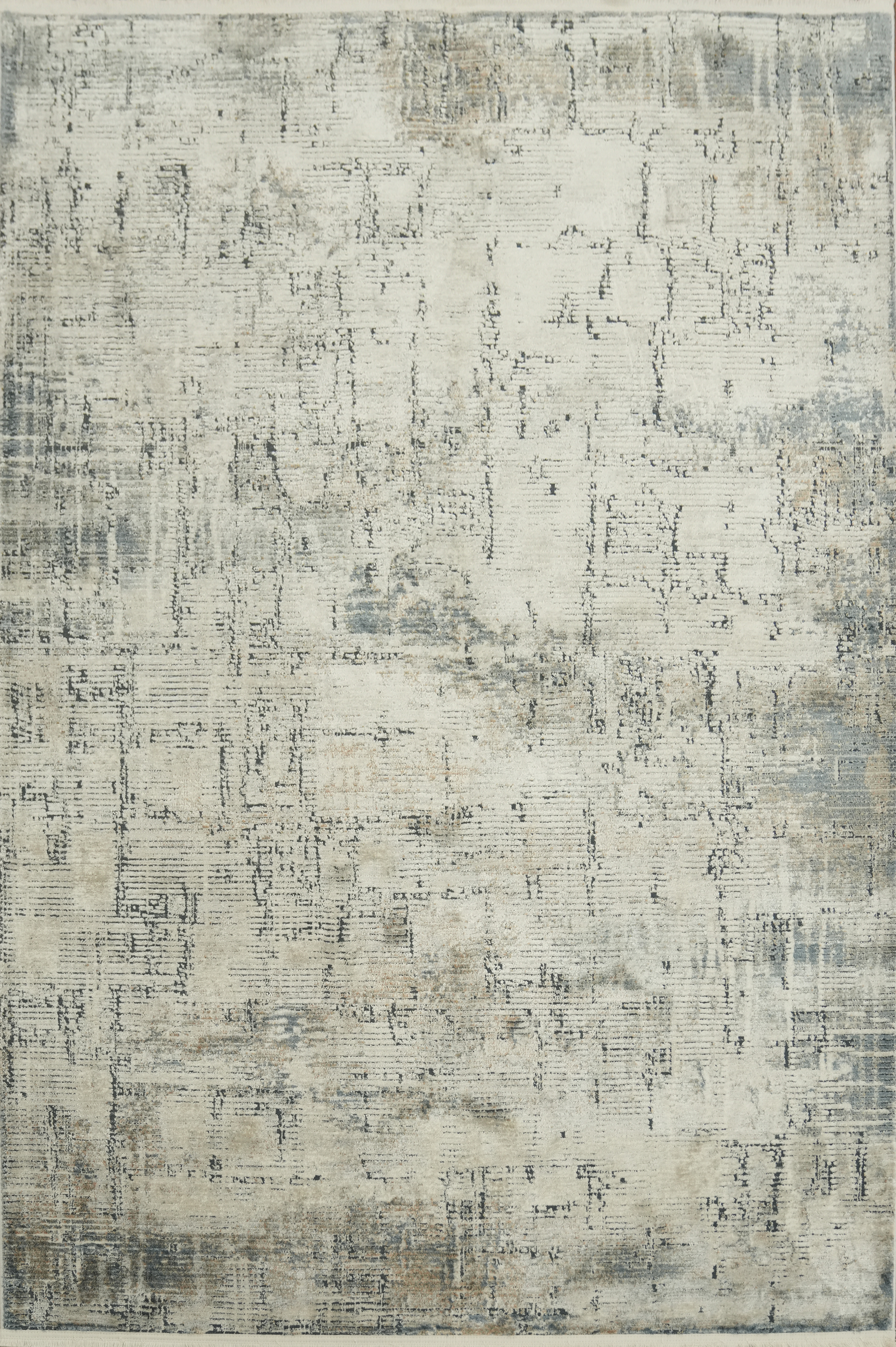 Minimalist Textured Area Rug 5×8 Ft Contemporary Abstract Turkish Carpet