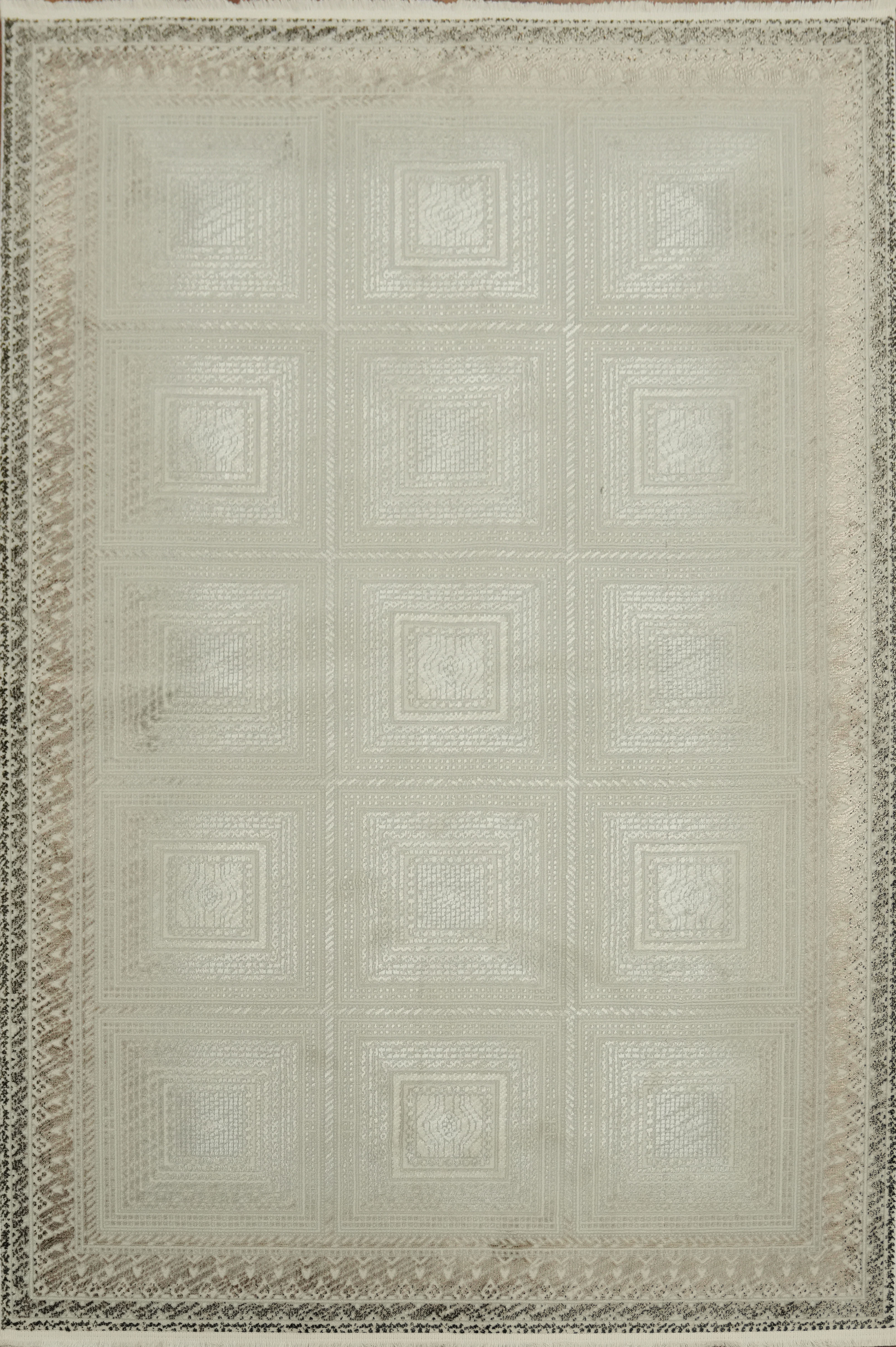 5×8 Luxury Modern Rug Featuring Neutral Abstract Patterns