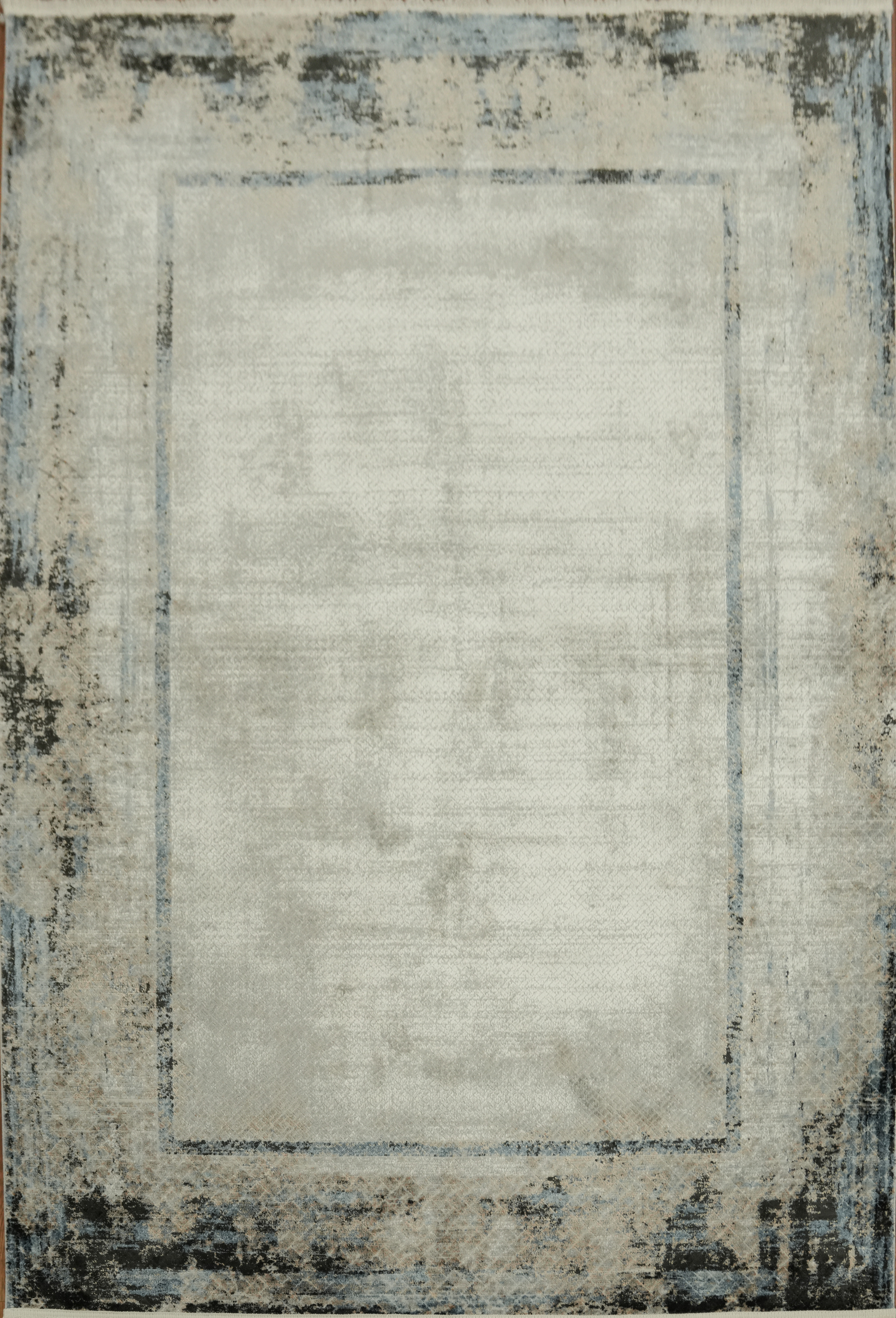 Modern Style Area Rug Featuring Abstract Border Patterns 5×8 for Any Room