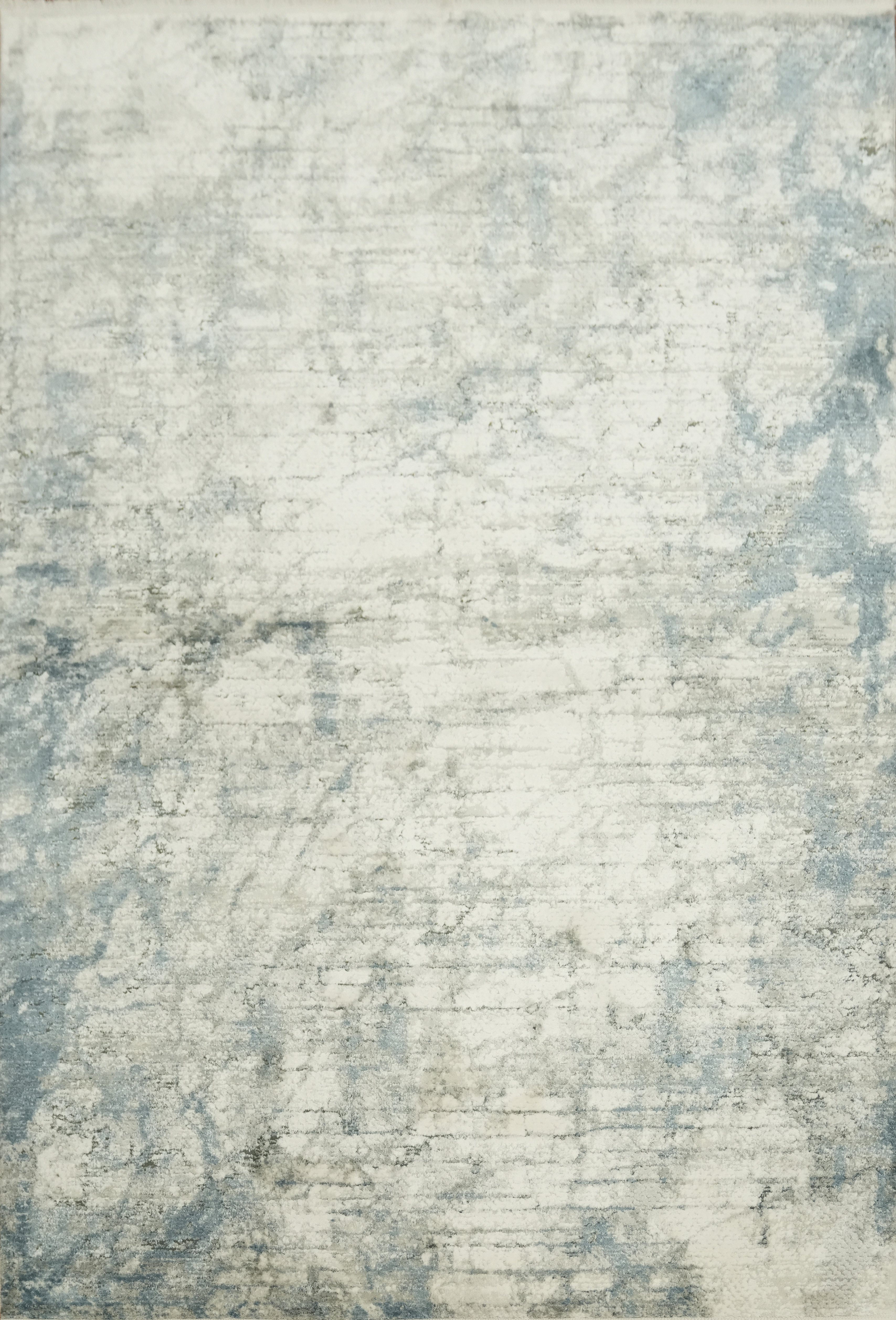 A Modern Expression of Artistic Elegance in Gray Blue and White 5×8 Area Rug