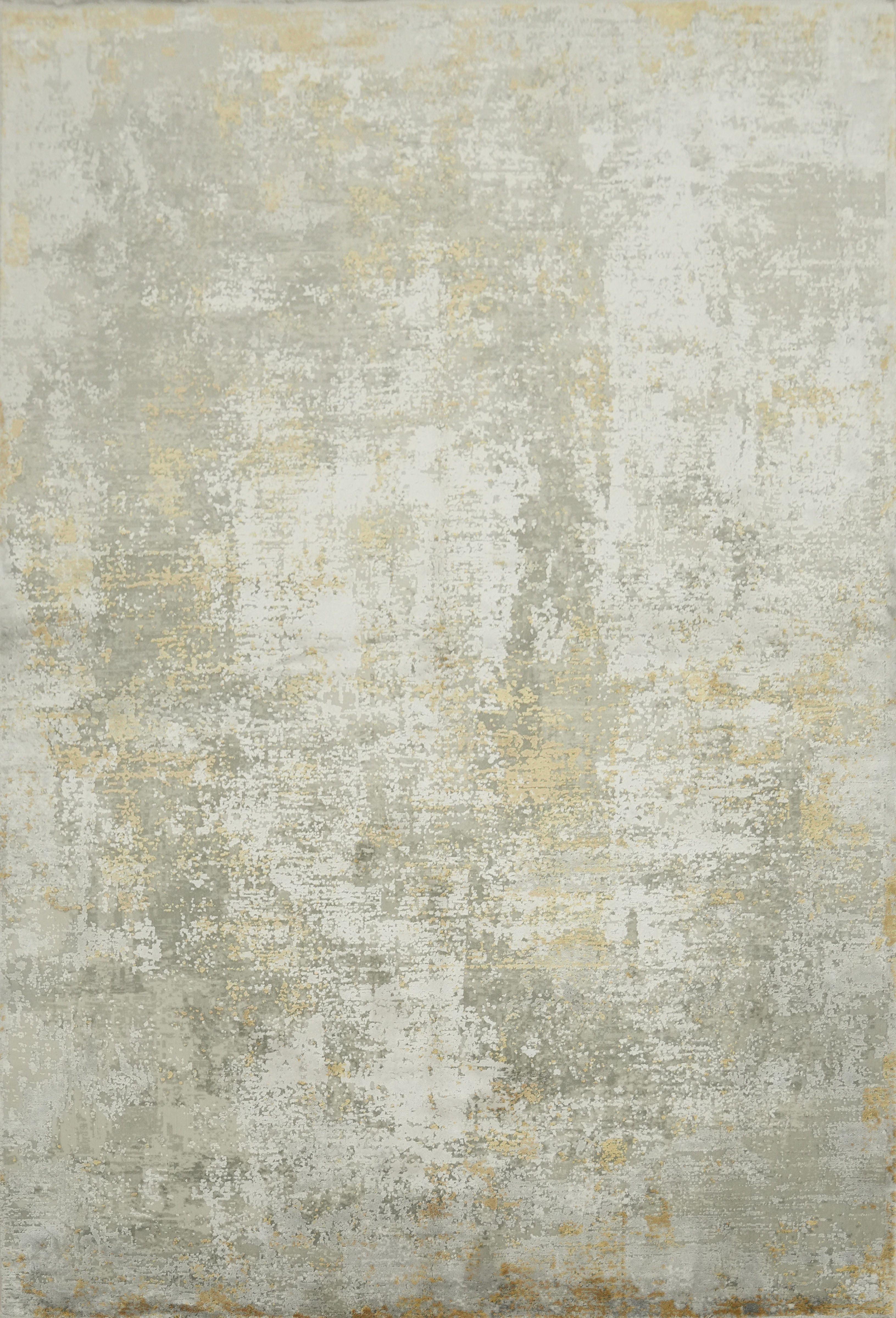 Luxury Modern Abstract Rug 5×8 Grey & Charcoal Light Gold Designer Area Rug