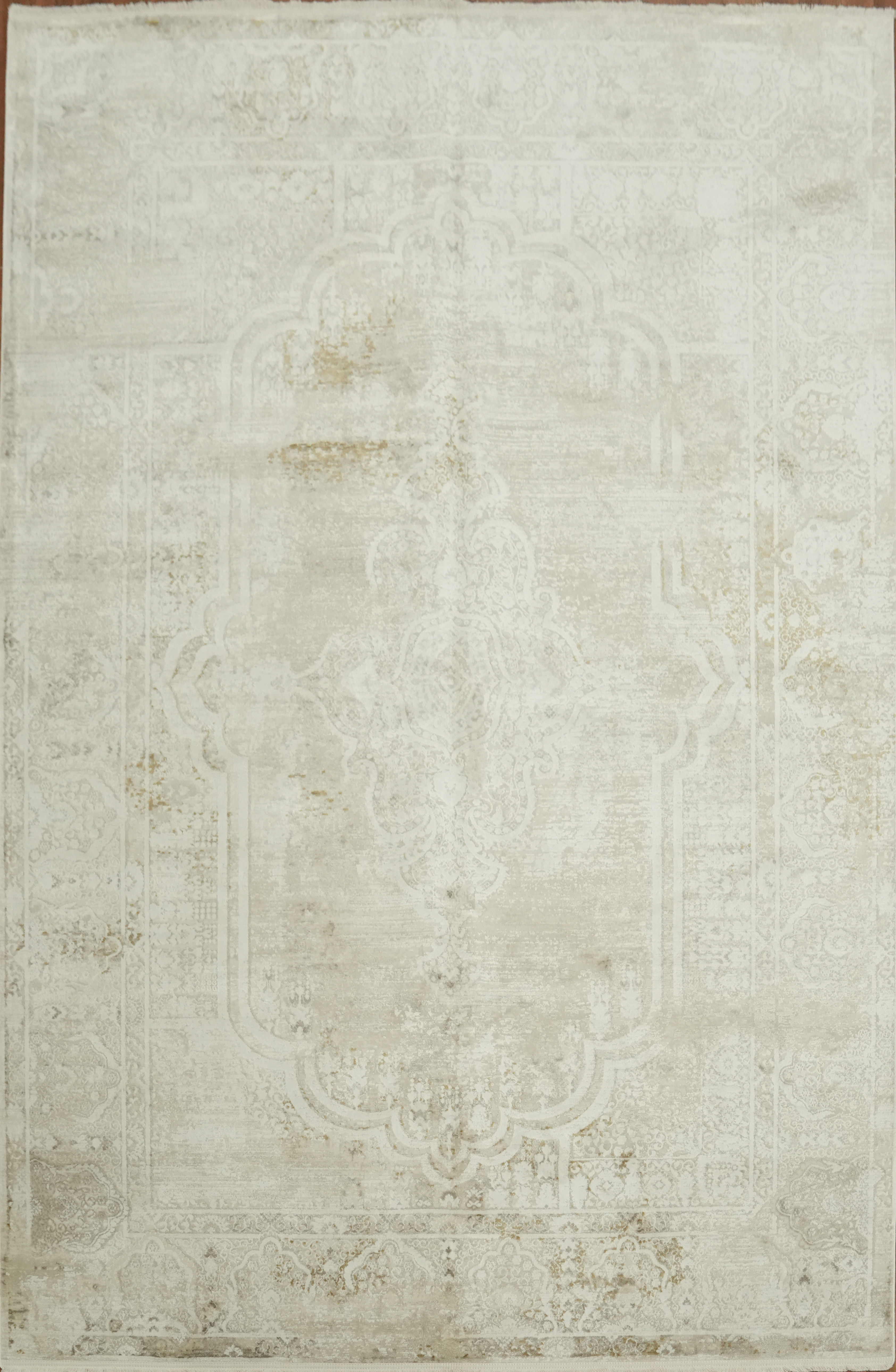Elegant Vintage Look Area Rug 6×10 Ft Contemporary Abstract Turkish Carpet