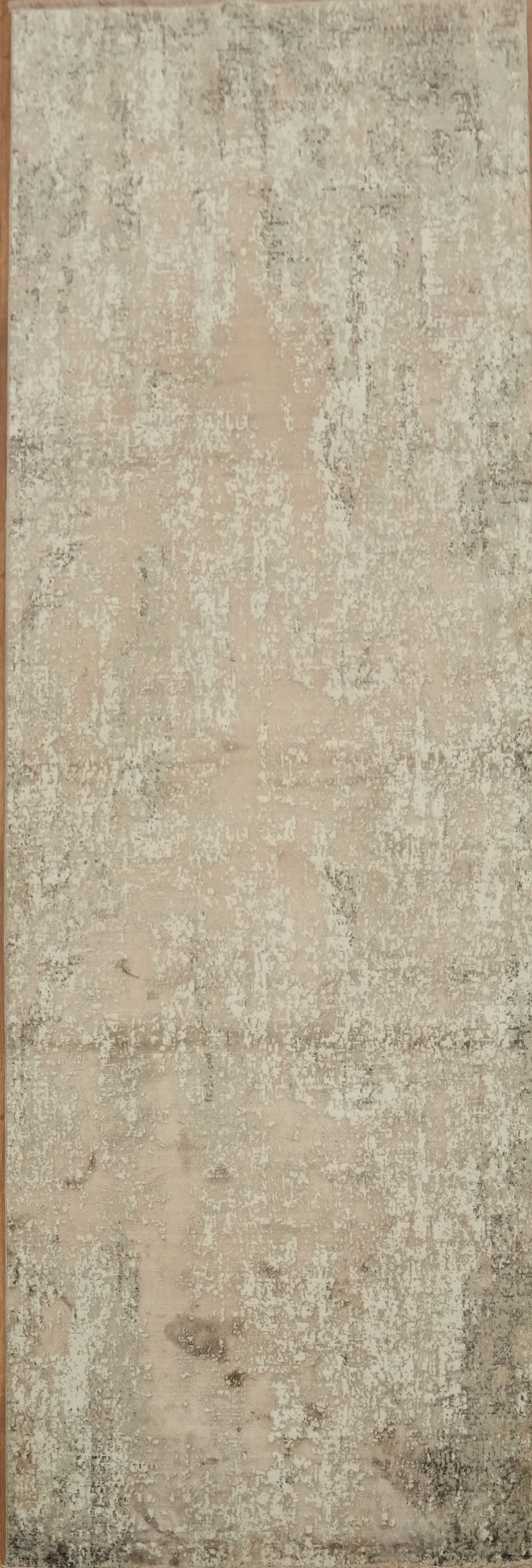 Contemporary Abstract Rug Distressed Look Turkish Carpet Modern Neutral Rug