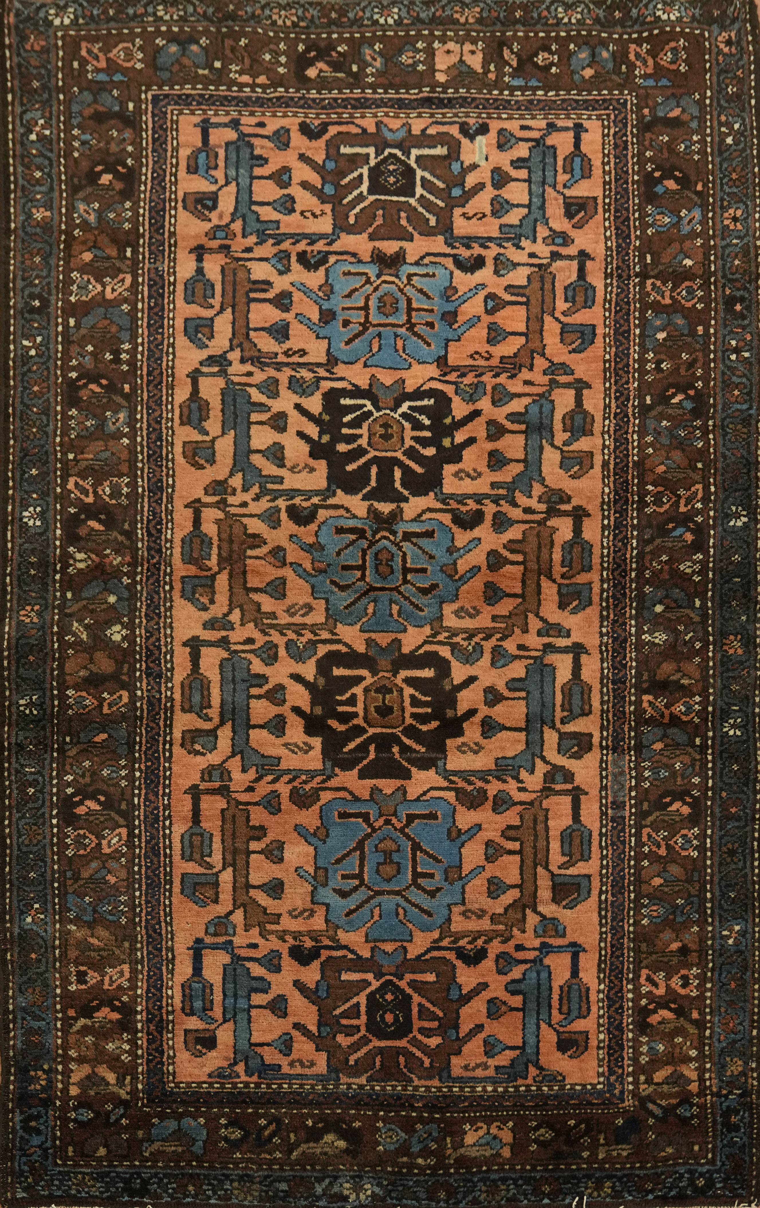 Geometric Area Rug 4×6 Ft Handmade Traditional Wool Carpet Tribal Accent Rug