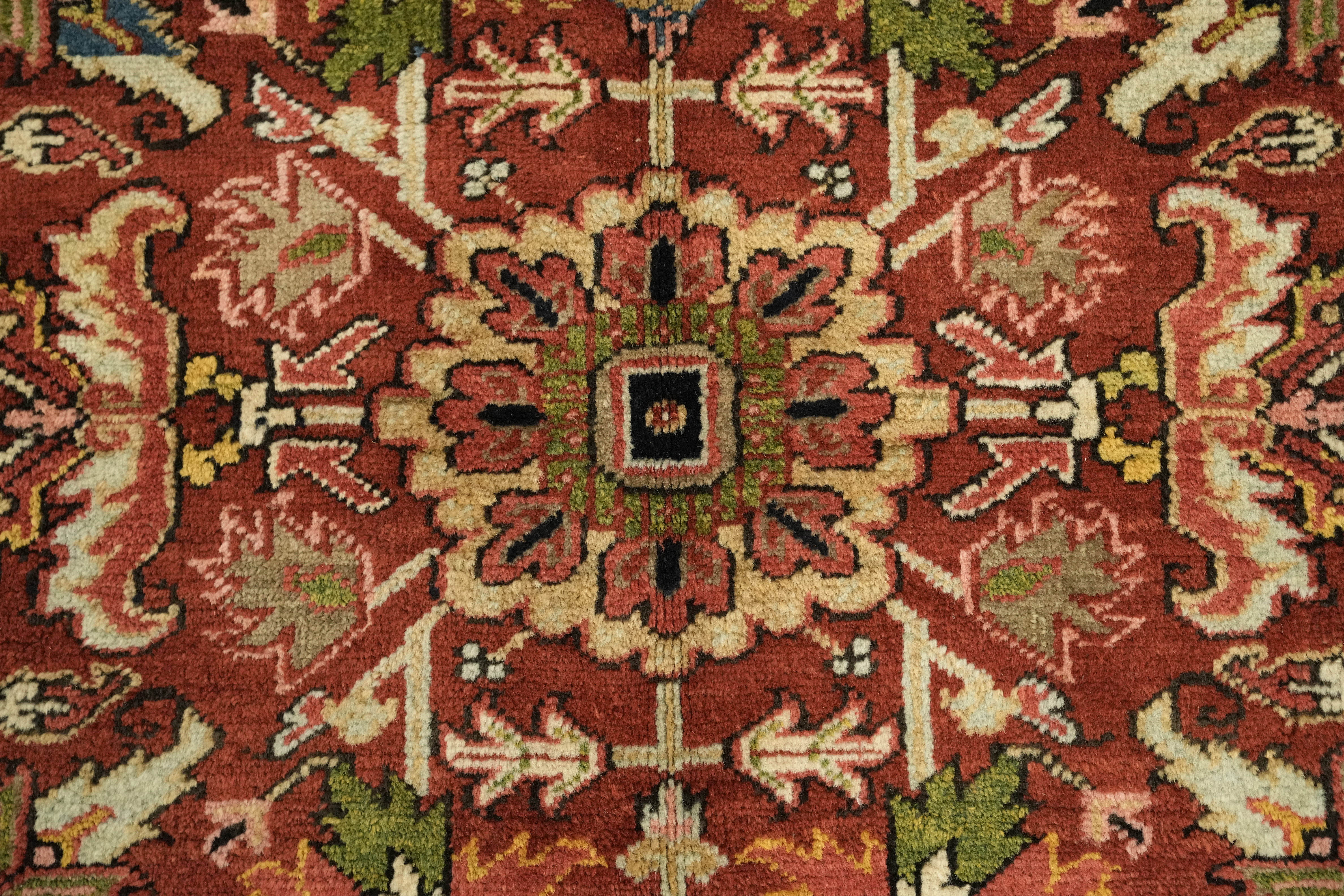 Old Vegetable Dye Traditional Area Rug 8x12 Handmade Wool Semi