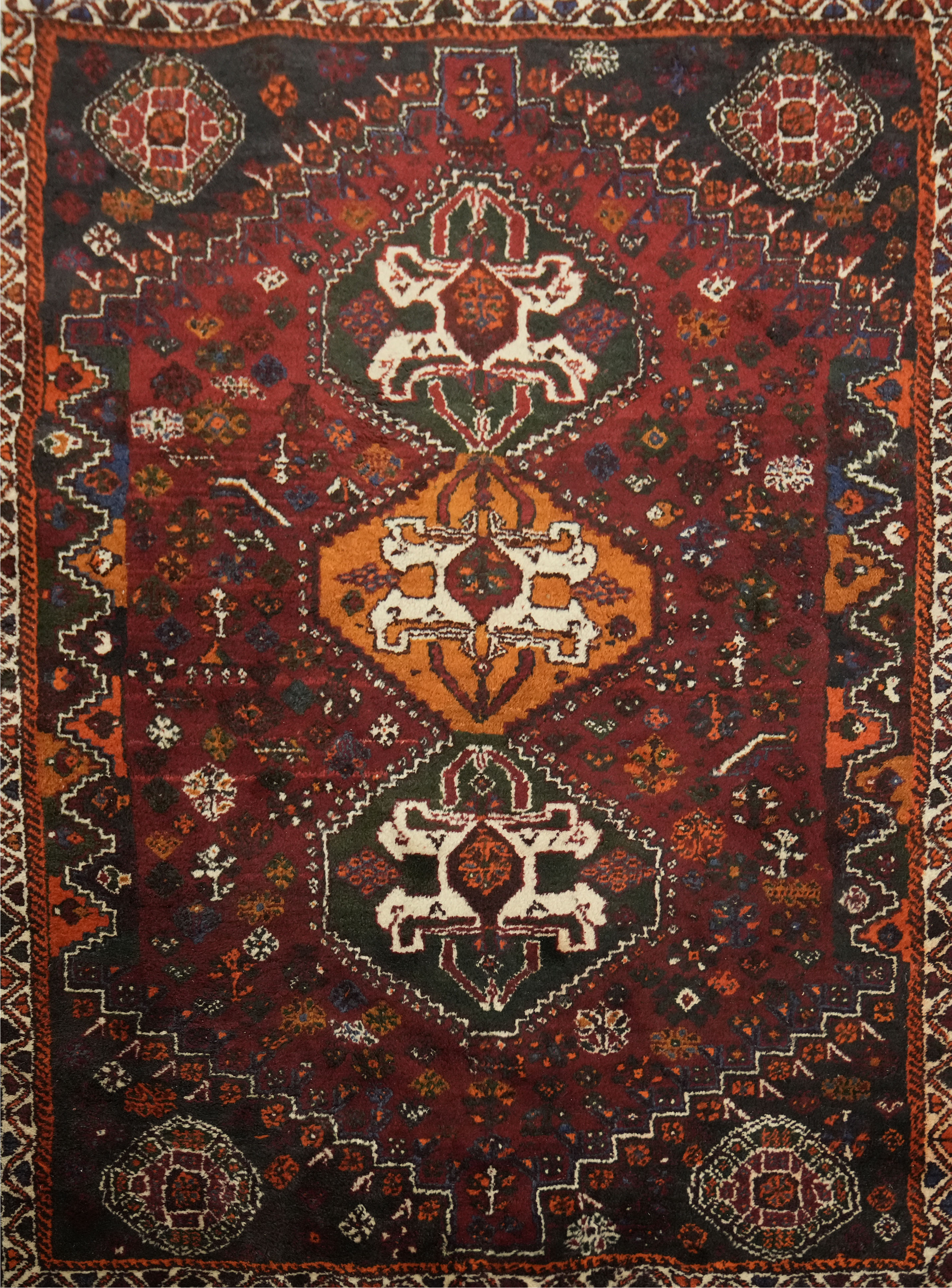 Beautifully Hand-Knotted Wool Rug 4×5 Medallion Tribal Traditional Carpet