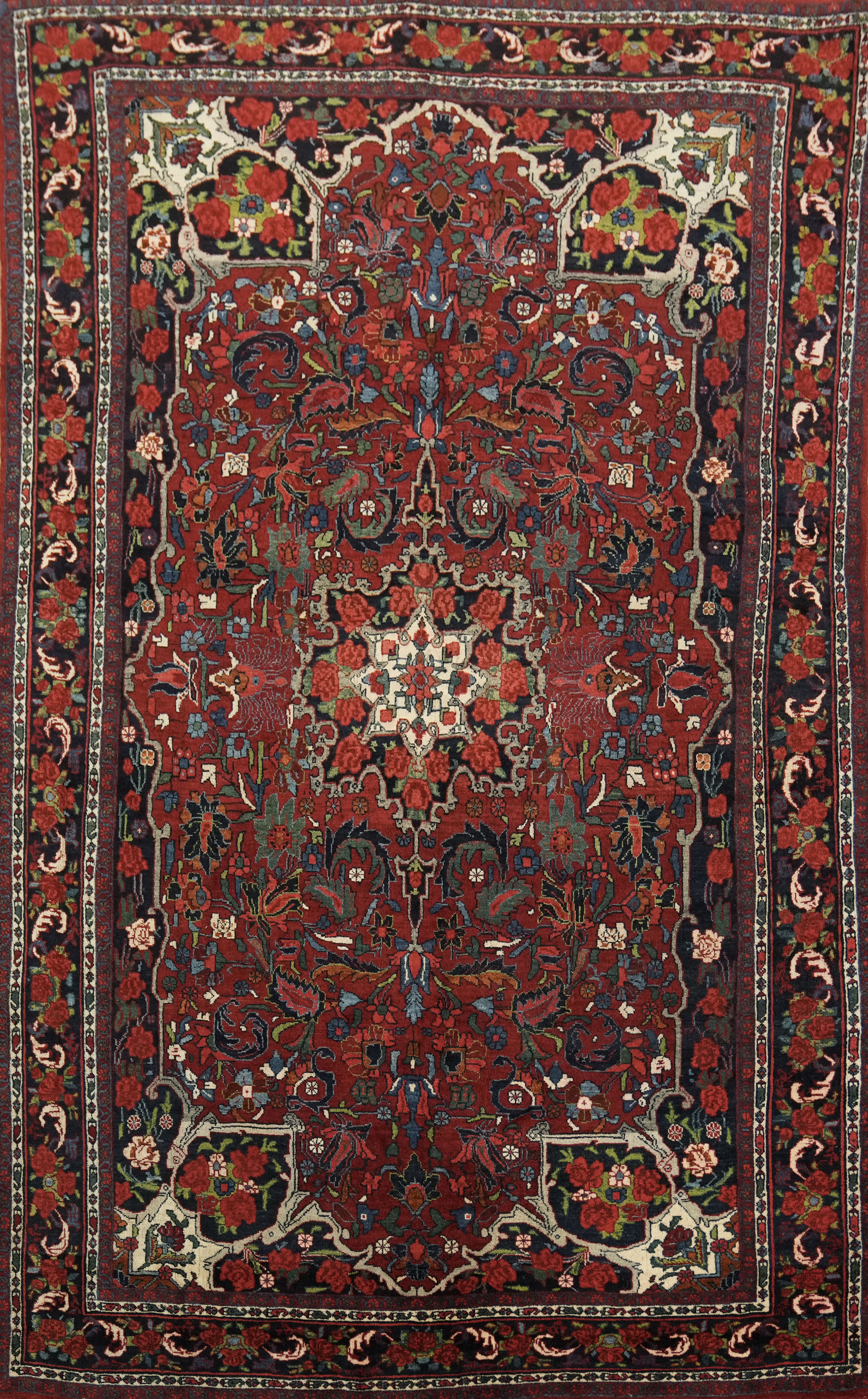 Collectible Traditional Area Rug 6×10 Ft Handmade Medallion Oriental Wool Carpet