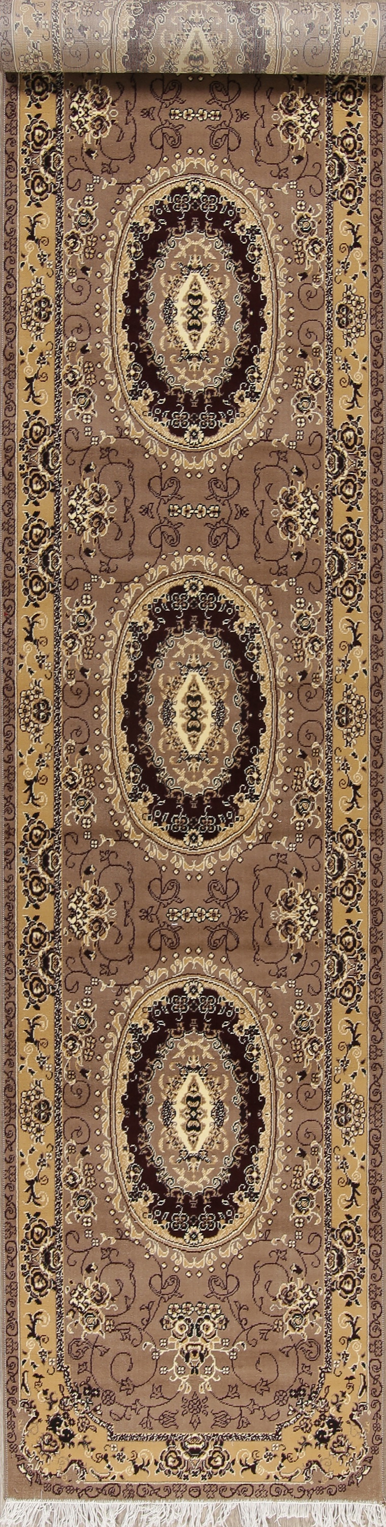 Transitional Aubusson Turkish Oriental Runner Rugs - Picture 2 of 13