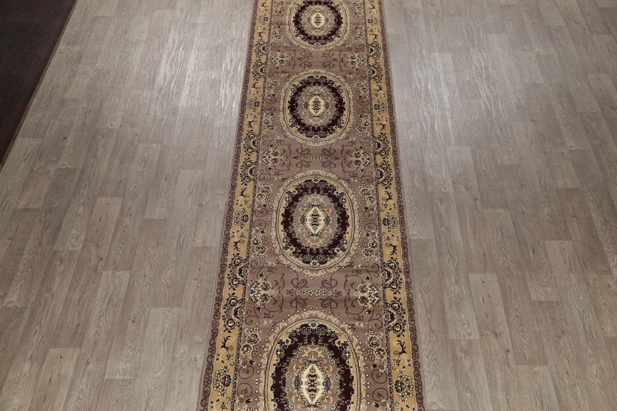 Transitional Aubusson Turkish Oriental Runner Rugs - Picture 4 of 13