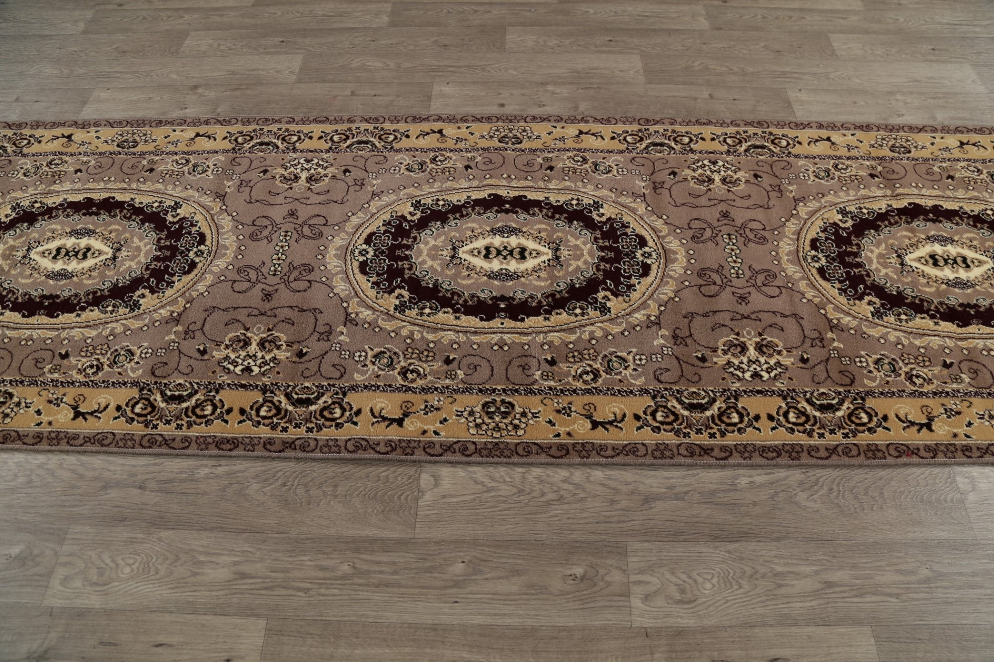 Transitional Aubusson Turkish Oriental Runner Rugs - Picture 13 of 13