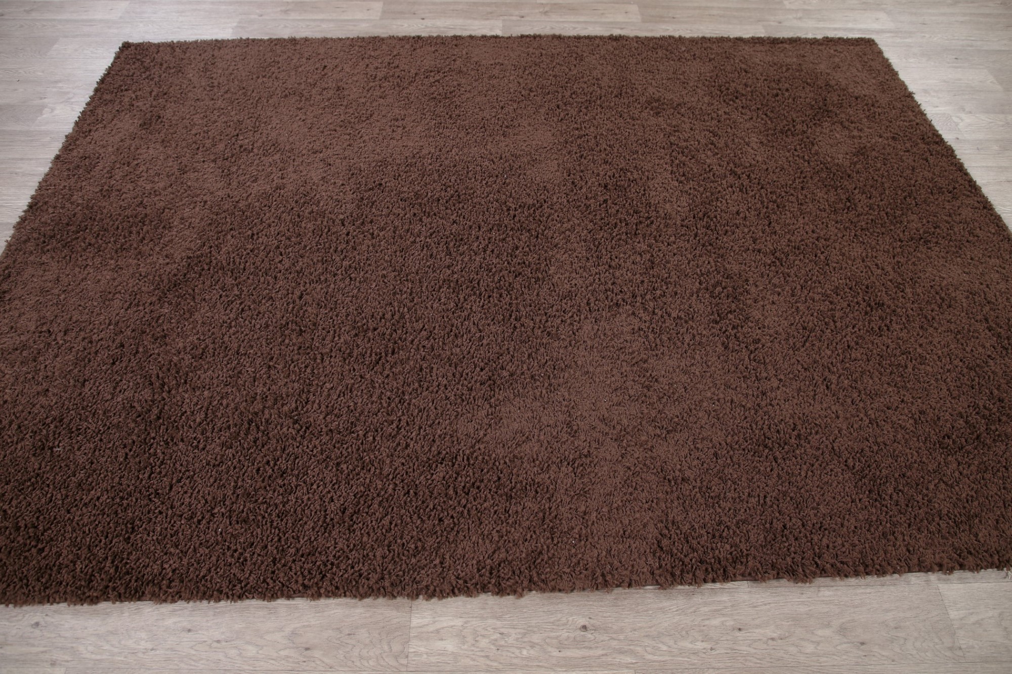 Shaggy Türkische Orientteppiche Modern Einfarbig Braun Teppich Modern Rug - Bild 9 von 24