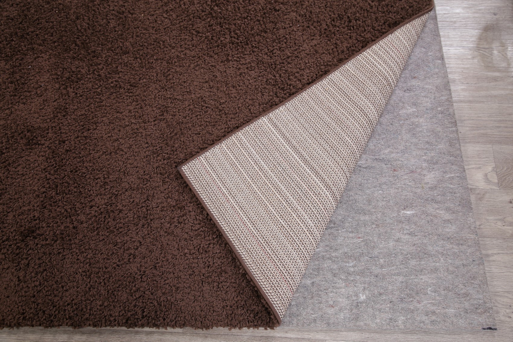 Shaggy Türkische Orientteppiche Modern Einfarbig Braun Teppich Modern Rug - Bild 8 von 24