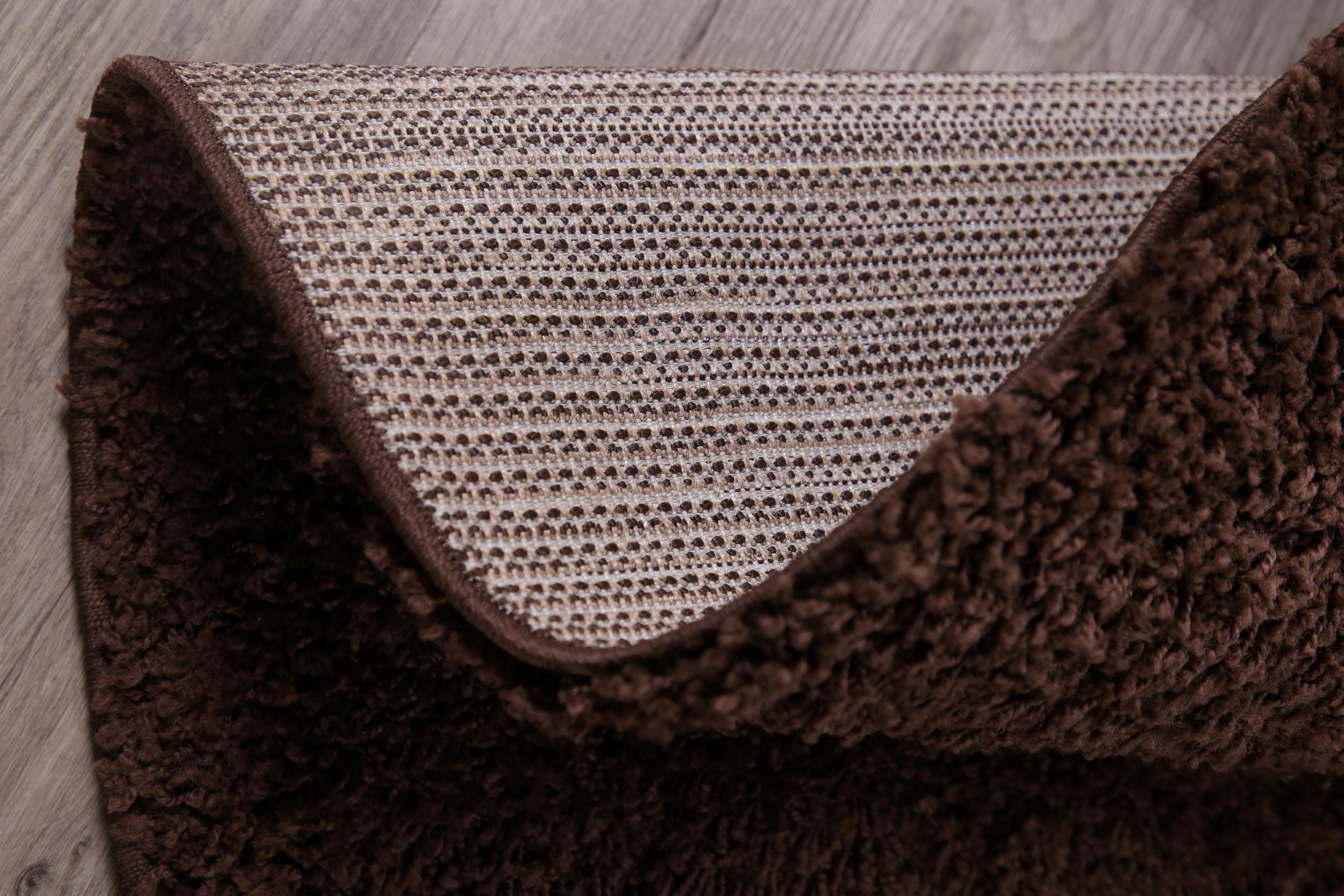 Shaggy Türkische Orientteppiche Modern Einfarbig Braun Teppich Modern Rug - Bild 22 von 24