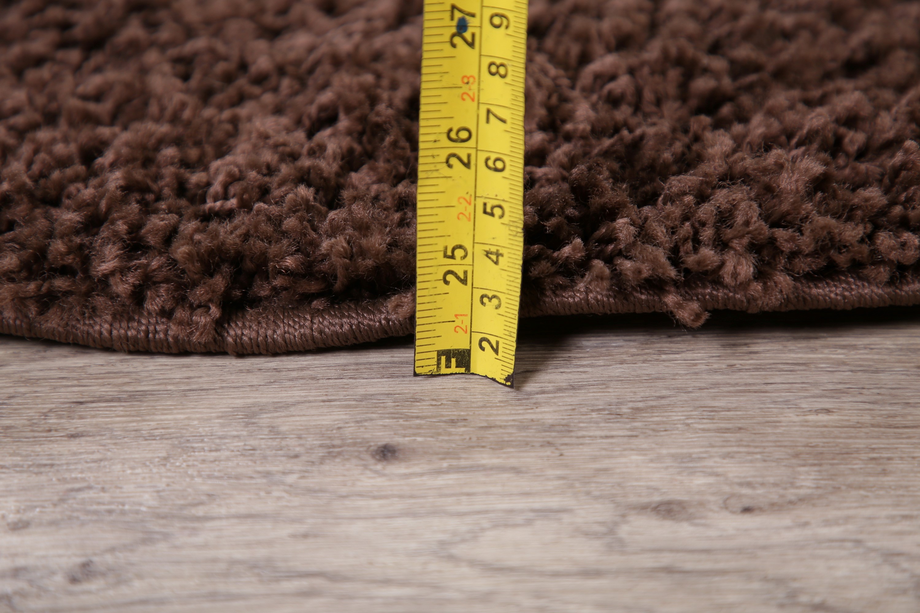 Shaggy Türkische Orientteppiche Modern Einfarbig Braun Teppich Modern Rug - Bild 18 von 24