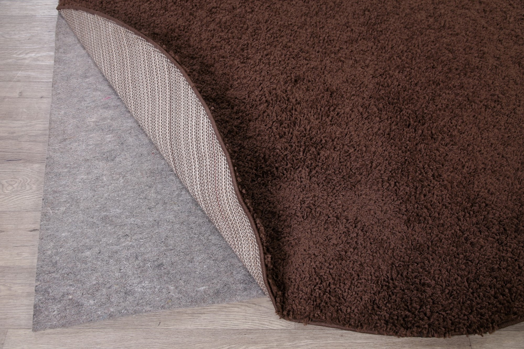 Shaggy Türkische Orientteppiche Modern Einfarbig Braun Teppich Modern Rug - Bild 19 von 24